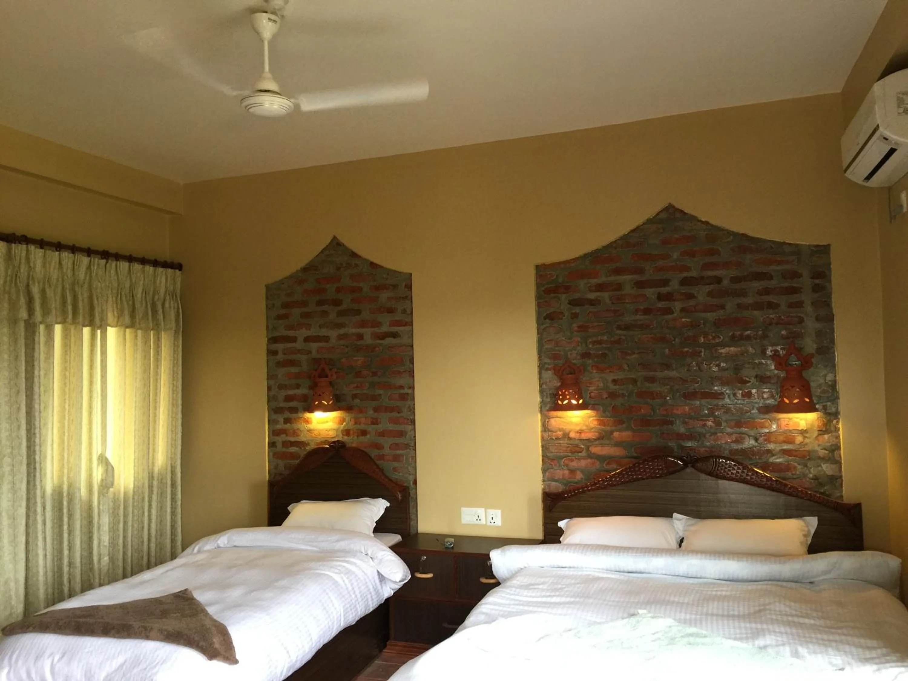 Bed in Chautari Garden Resort
