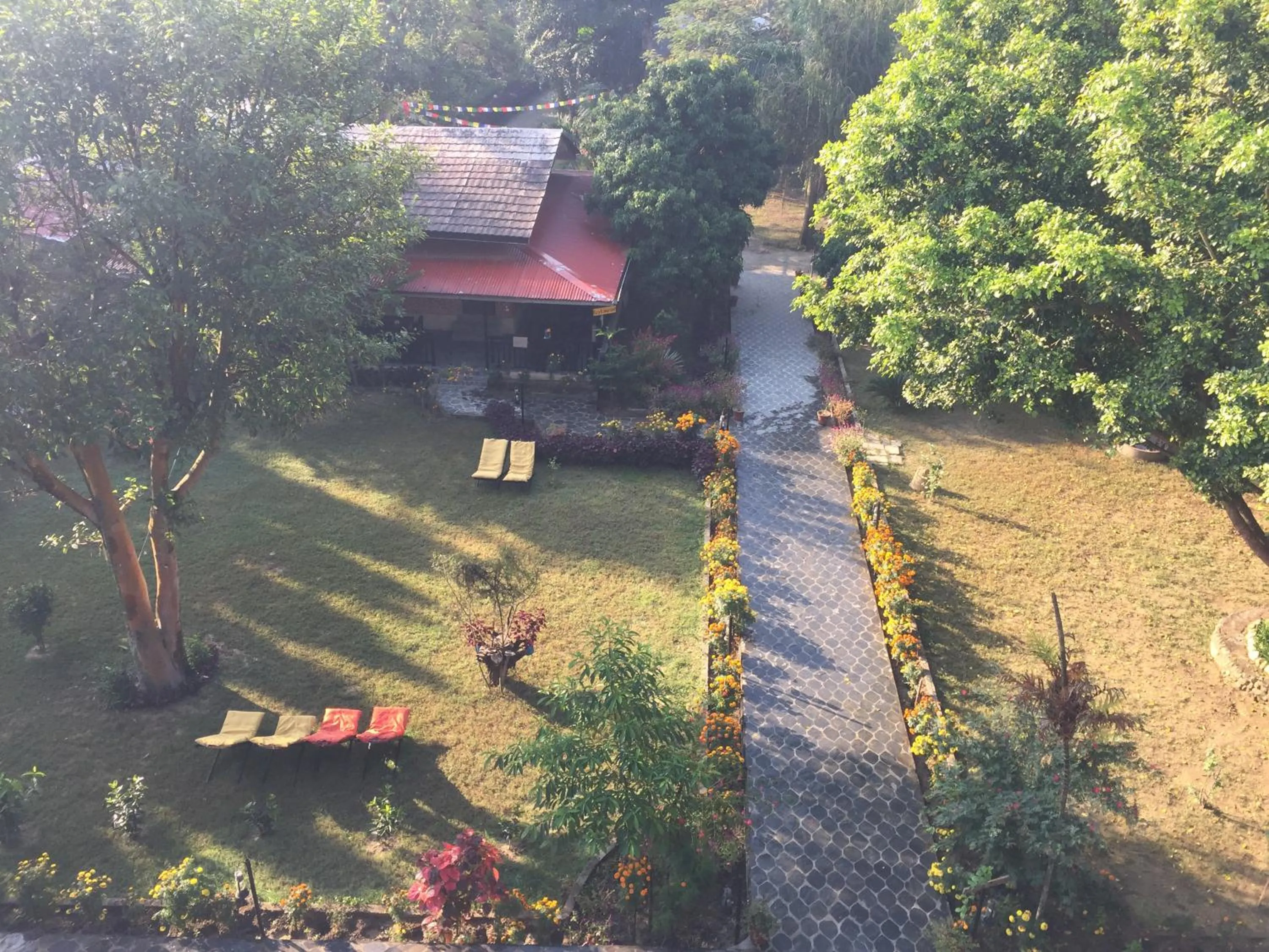 Bird's eye view in Chautari Garden Resort