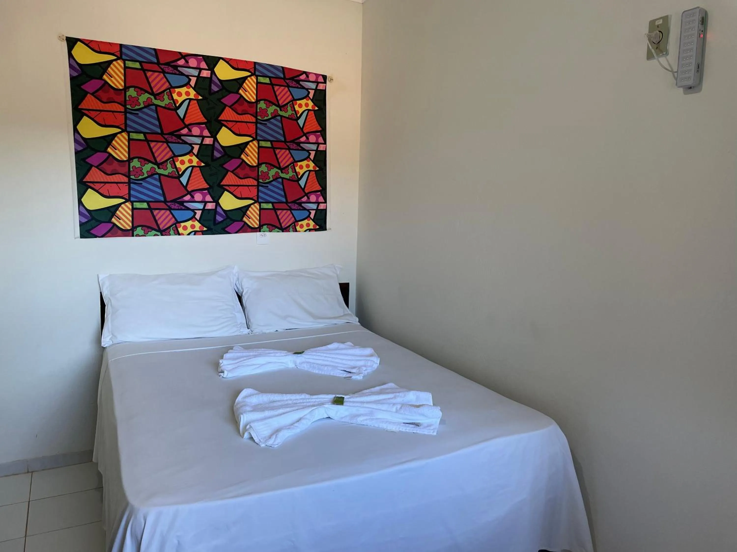 Bed in Pousada Vôo da Águia