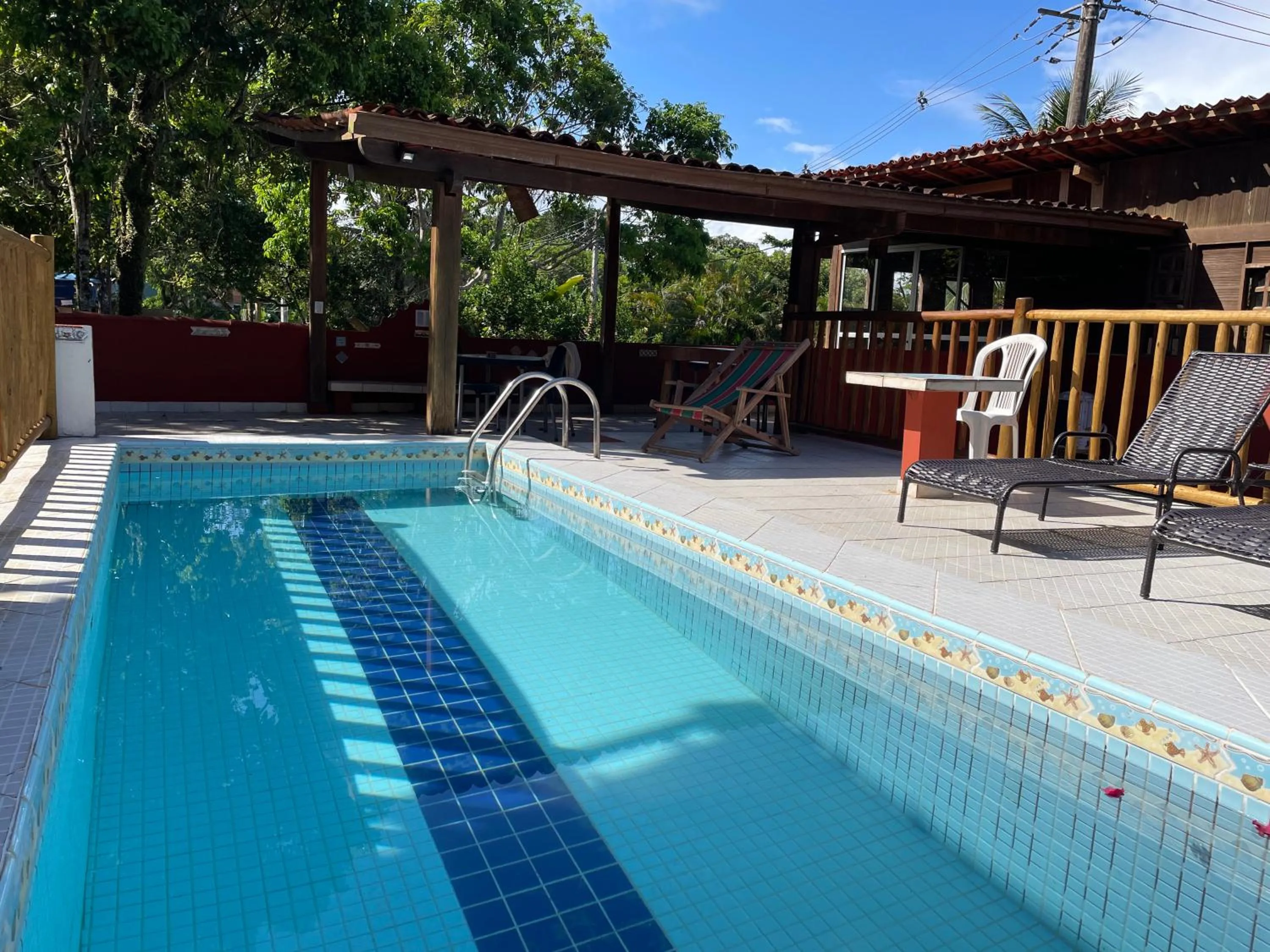 Balcony/Terrace in Pousada Vôo da Águia
