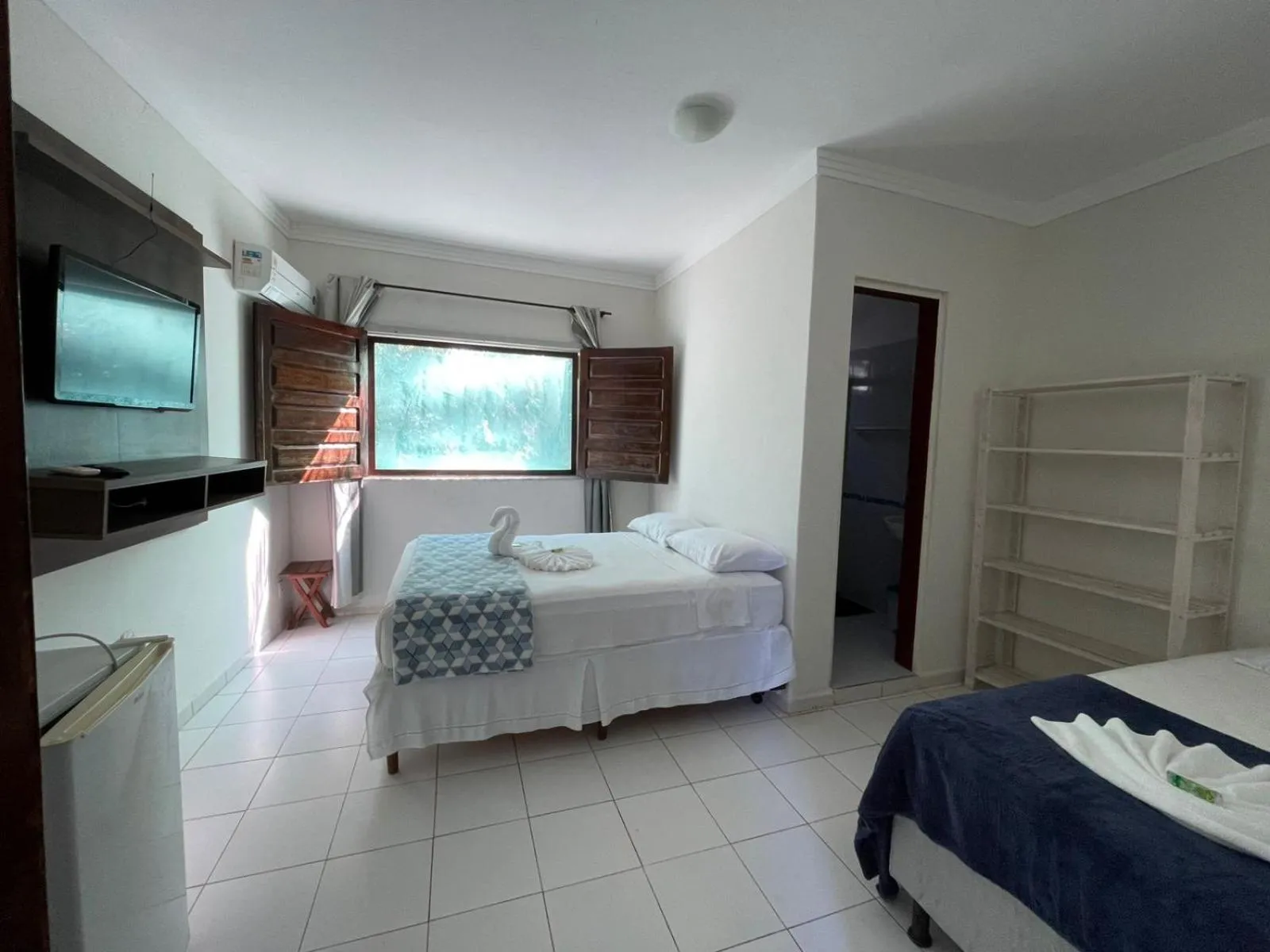 Bed in Pousada Vôo da Águia