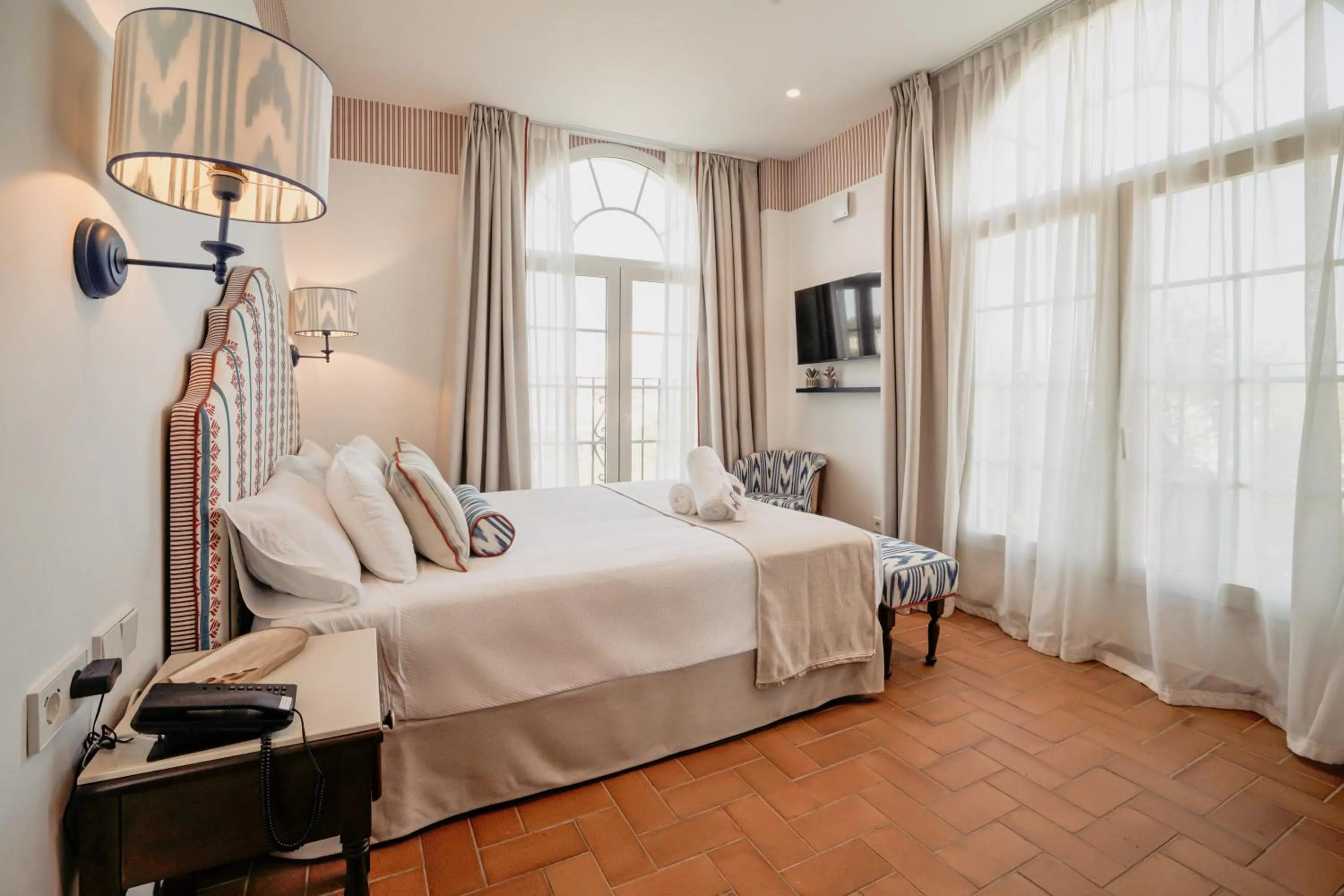 Garden view, Bed in Hotel Toruño del Rocío