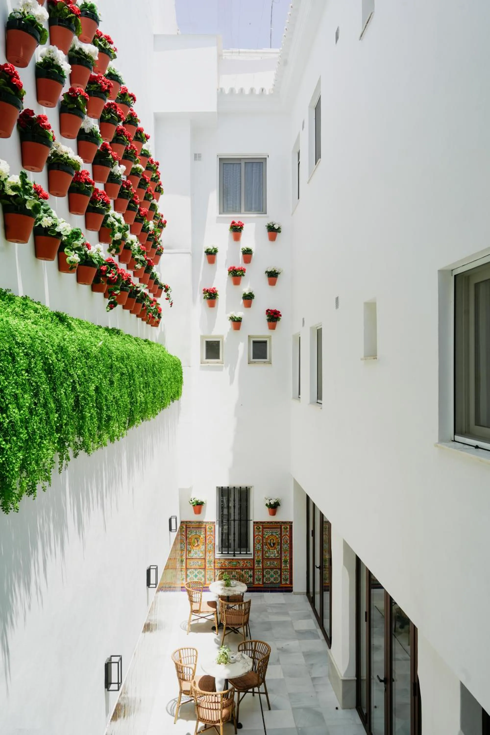 Patio in Hotel Toruño del Rocío