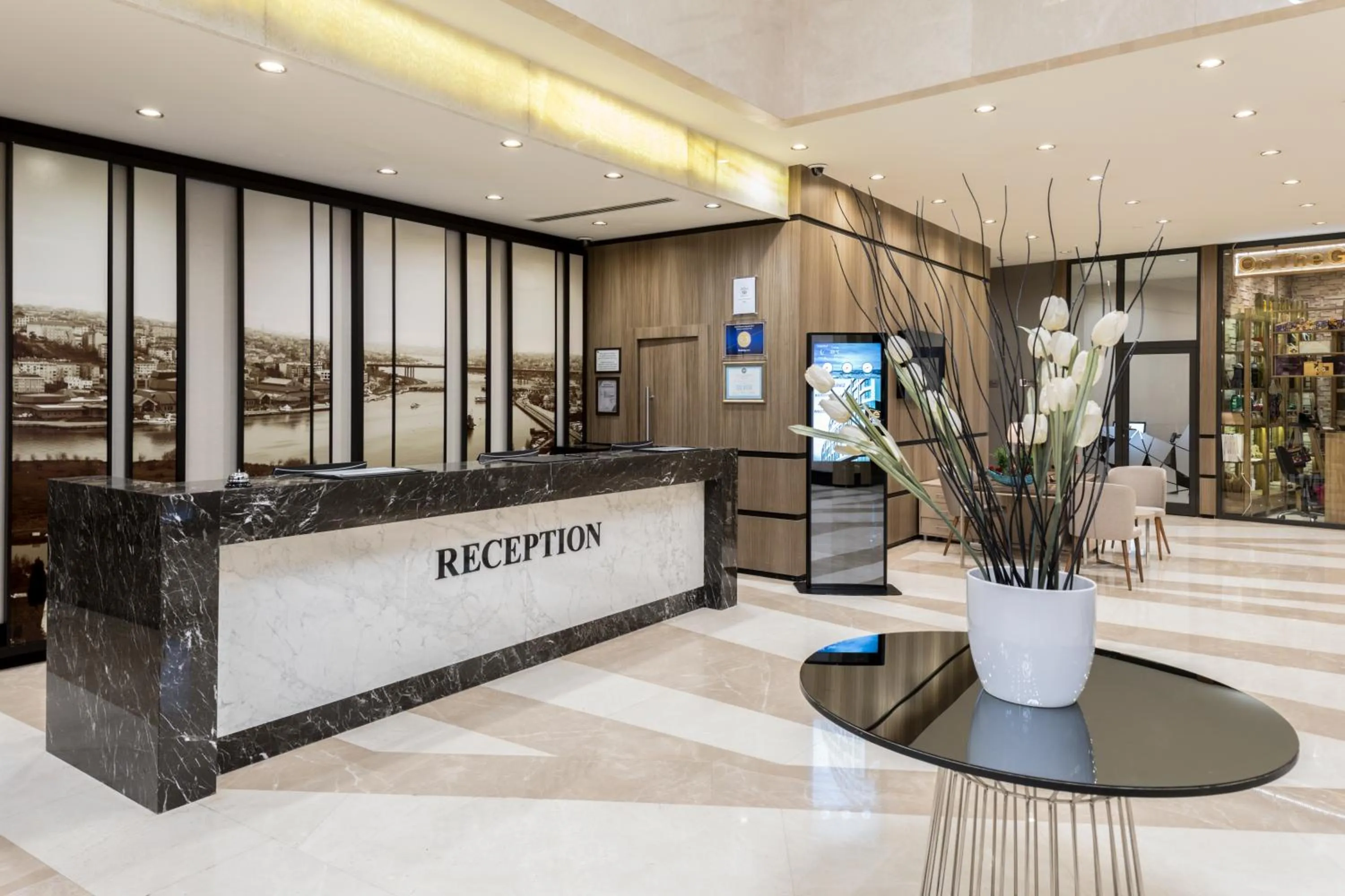 Lobby or reception in Clarion Hotel Golden Horn
