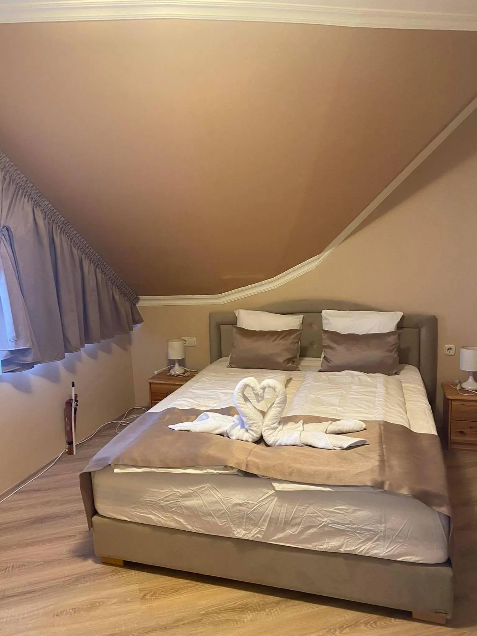 Bed in La Curia Panzió