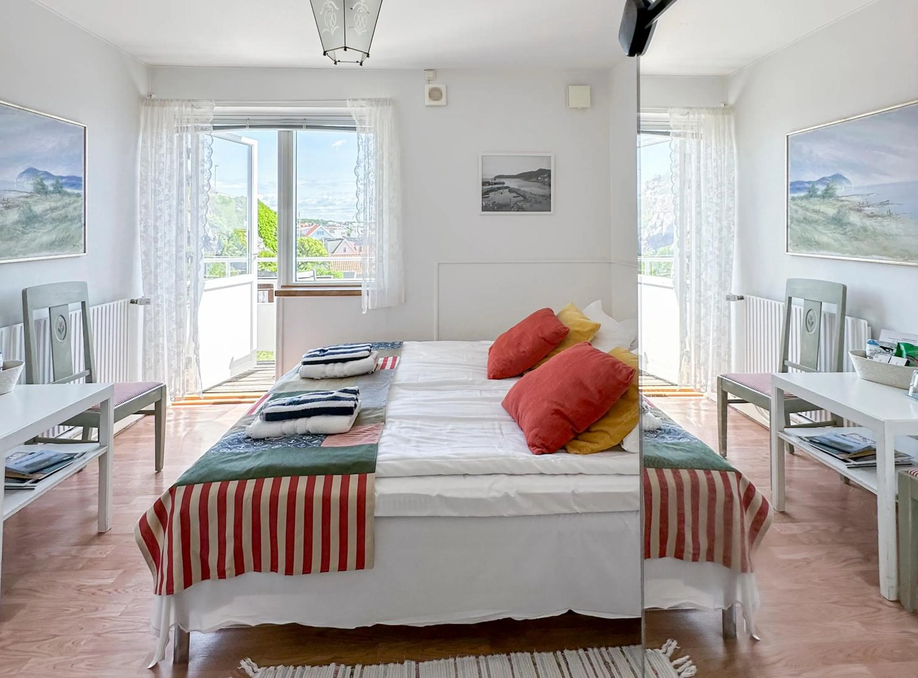 Bed in Pensionat Strandgården