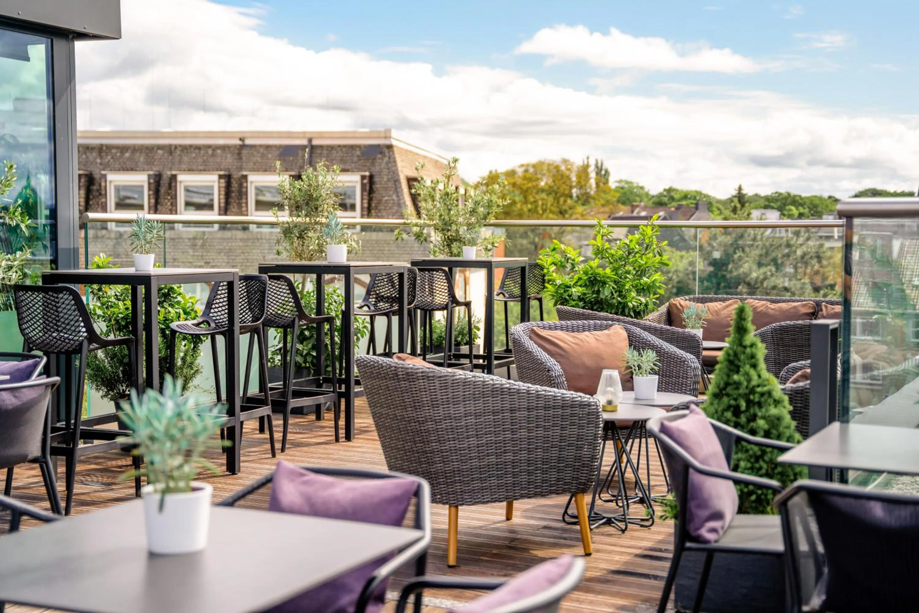 Balcony/Terrace in INNSiDE by Meliá Aachen