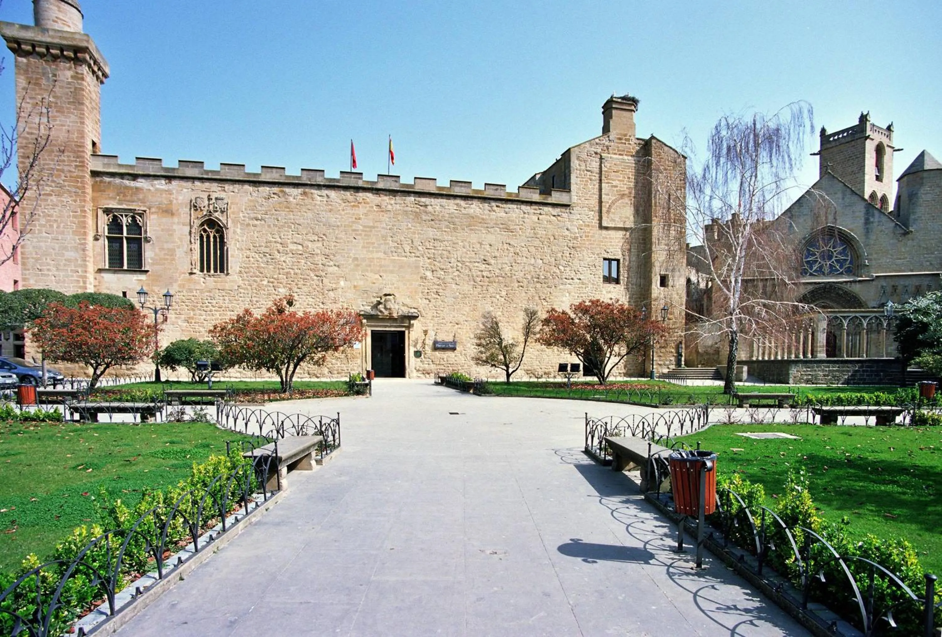 Facade/entrance in Parador de Olite