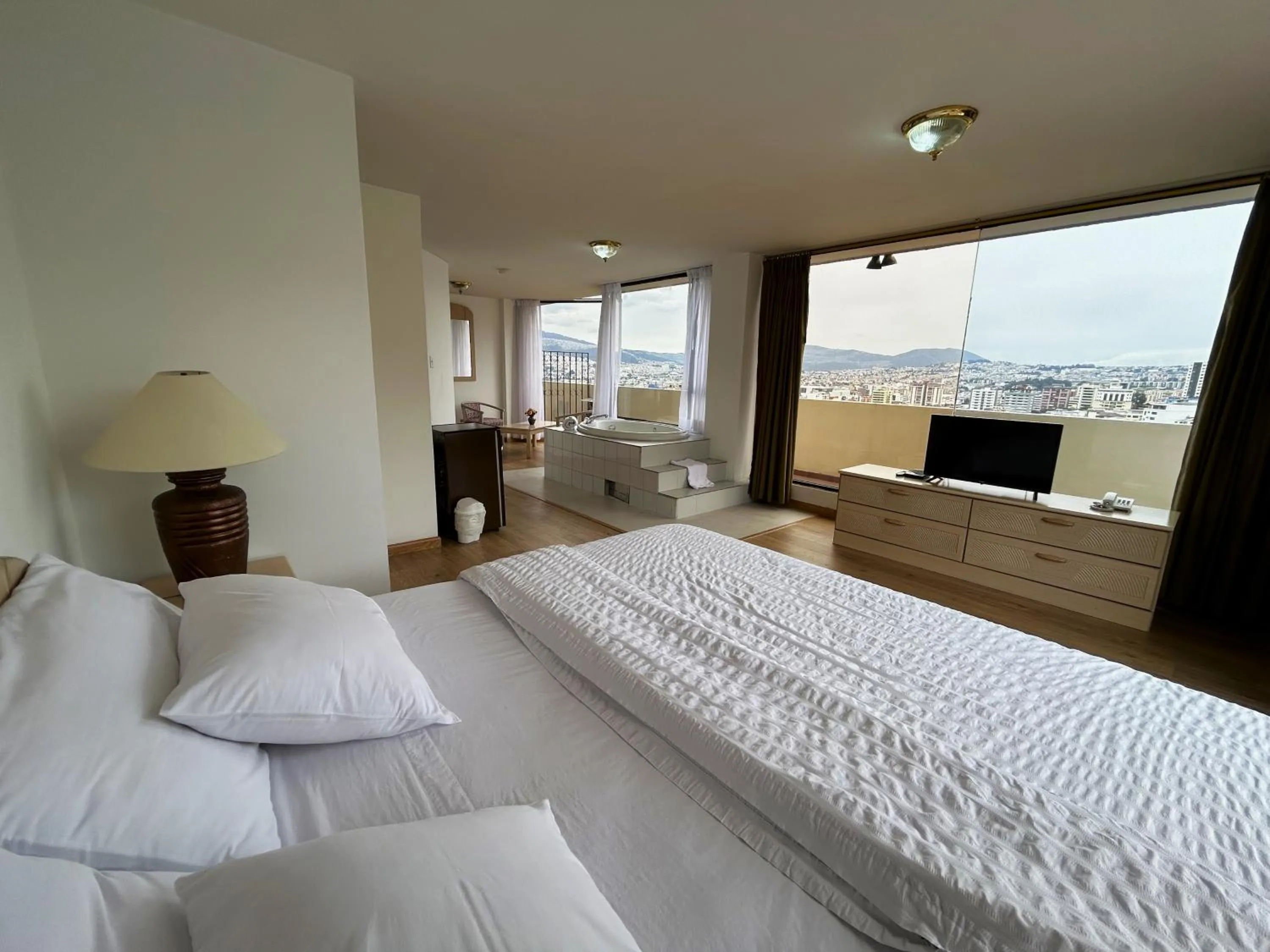 Decorative detail, Bed in Stanford Suites Hotel