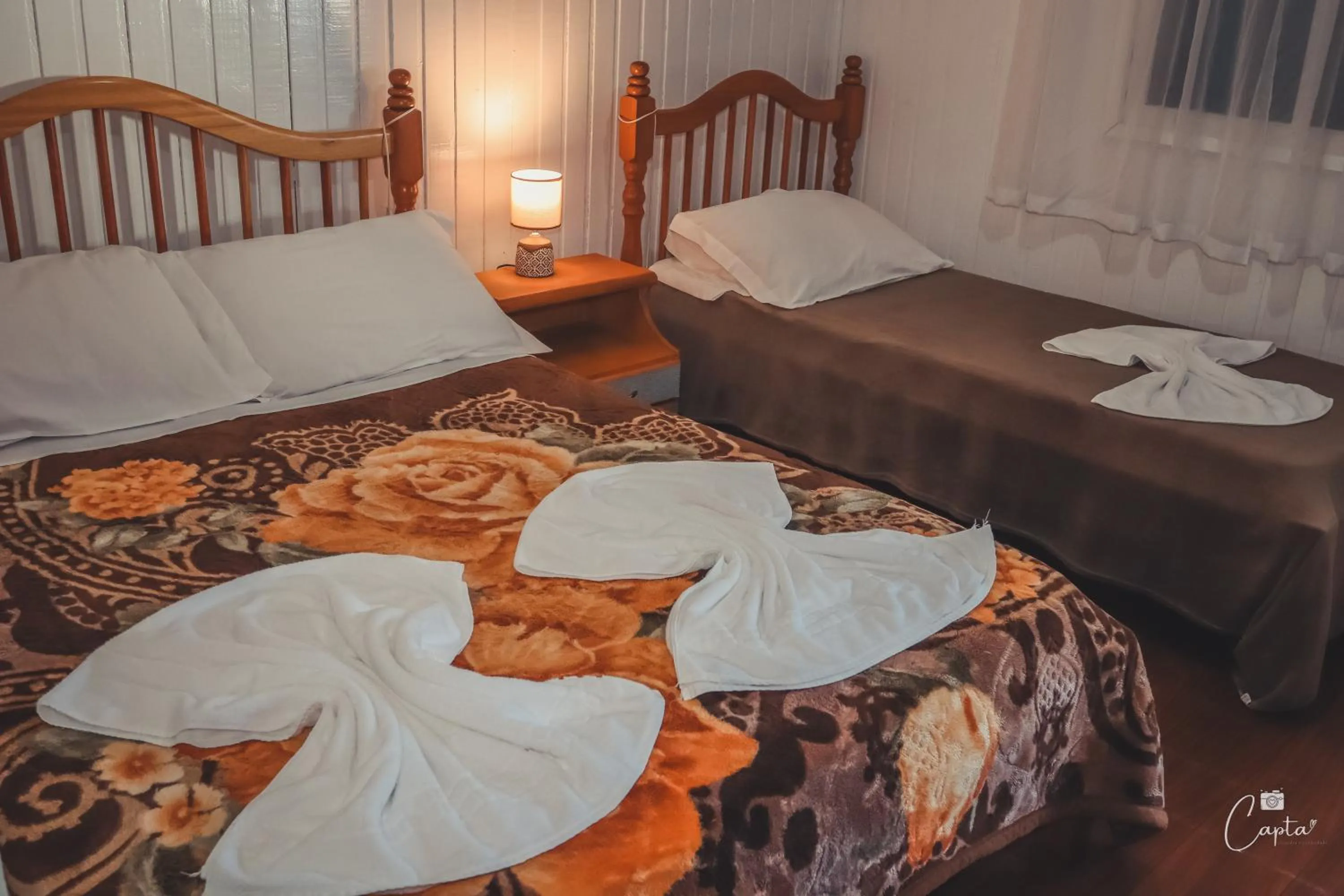 Bed in Pousada Tia Leonor