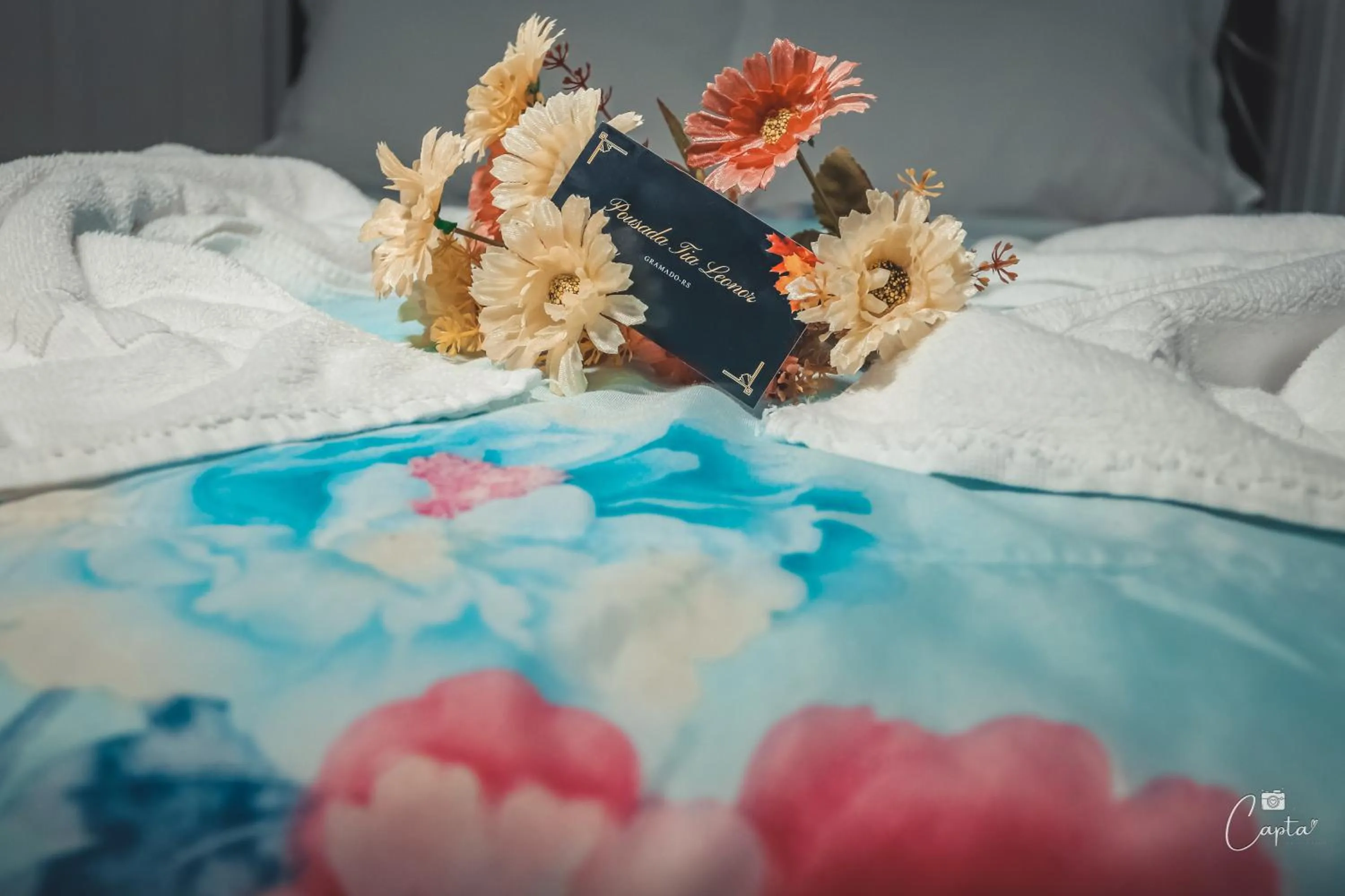 Bed in Pousada Tia Leonor