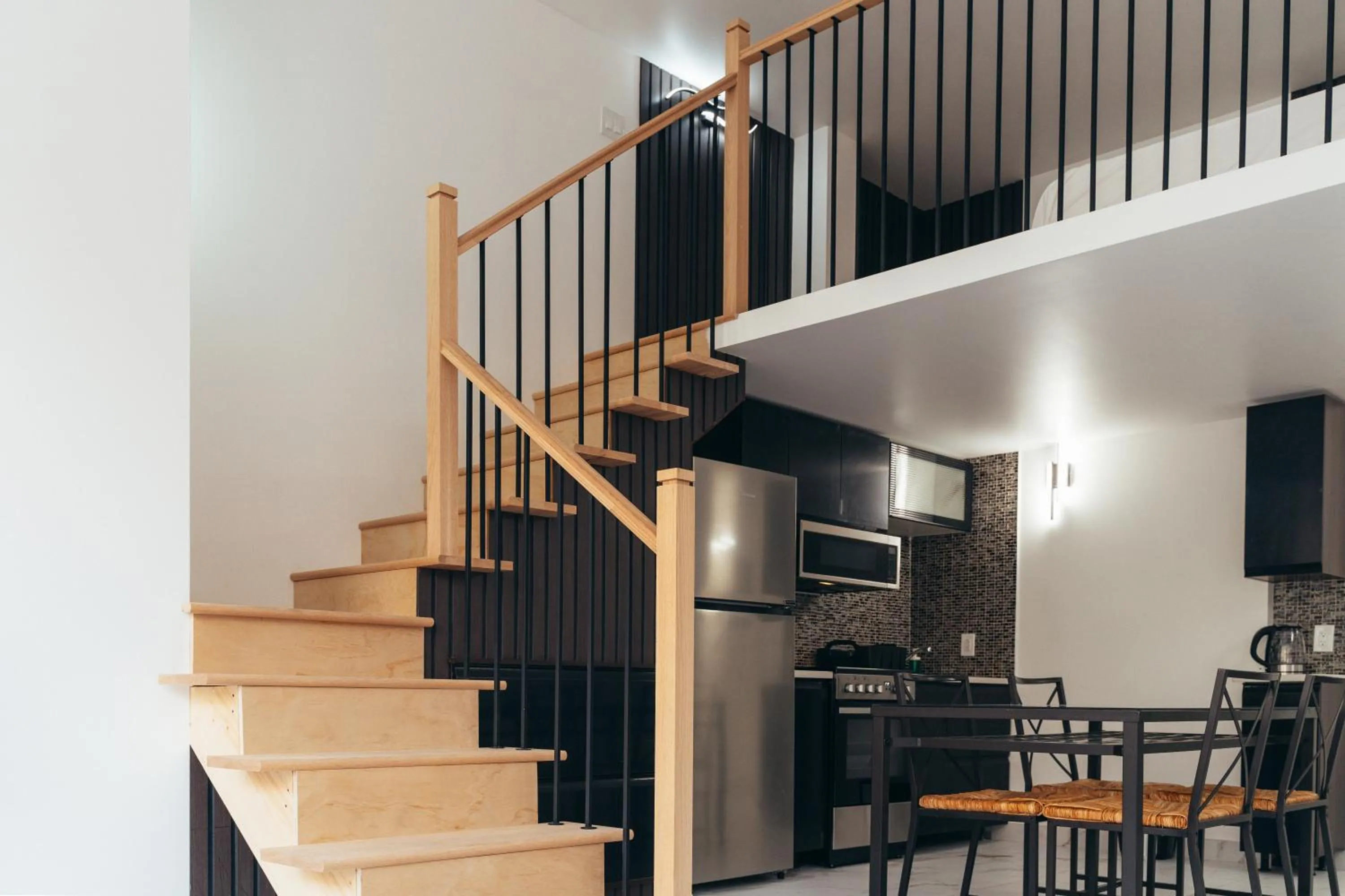 Kitchen or kitchenette in Cjour Apartments