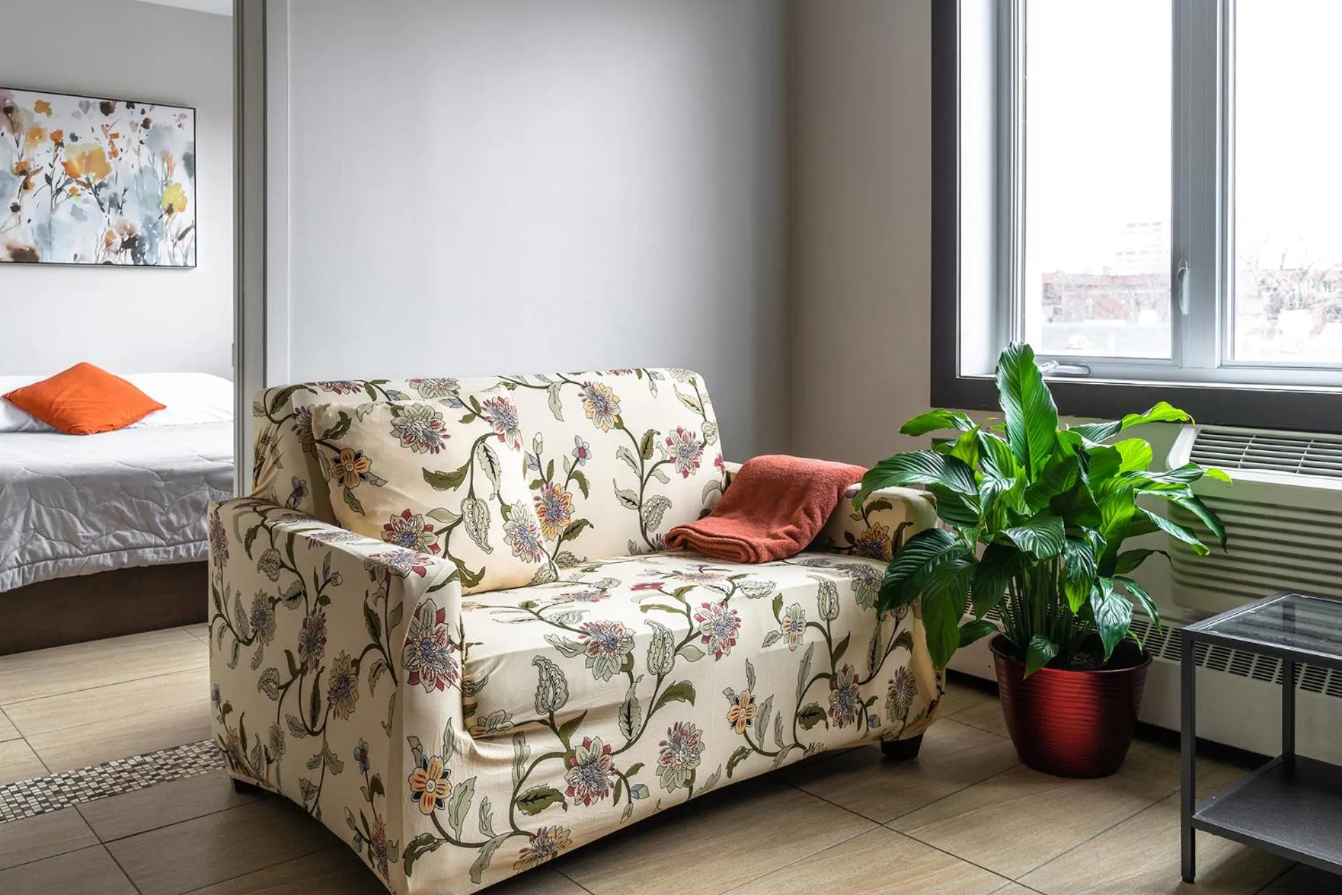 Living room in Cjour Apartments
