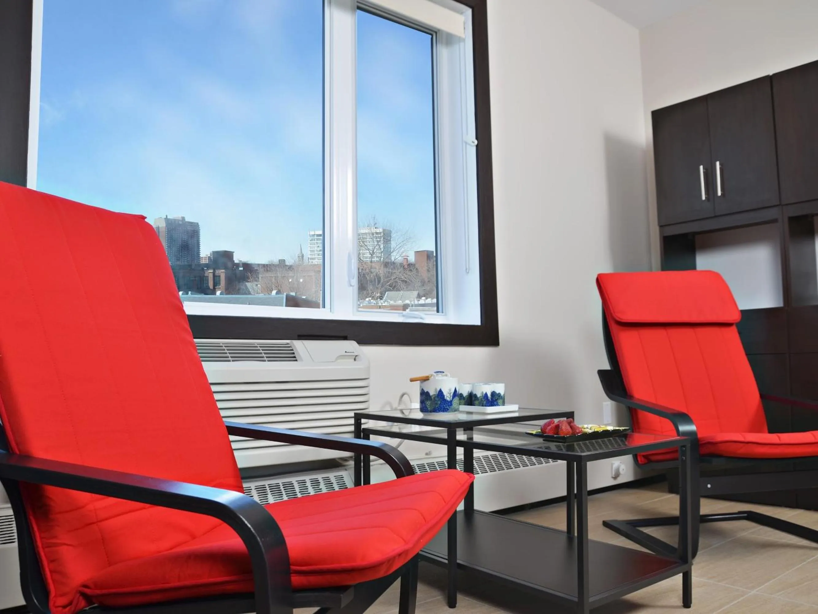 Living room in Cjour Apartments