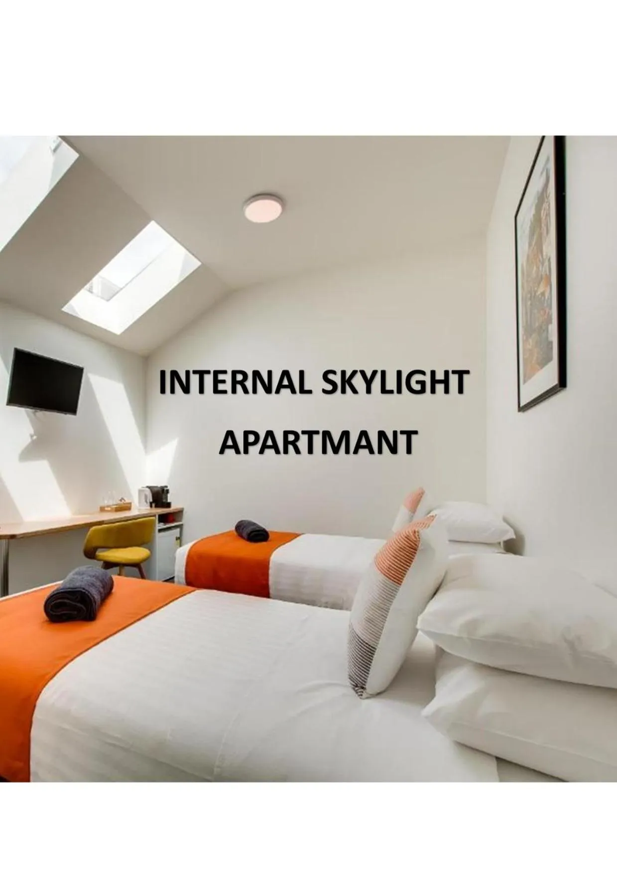 Bed in Salamanca Galleria Apartments