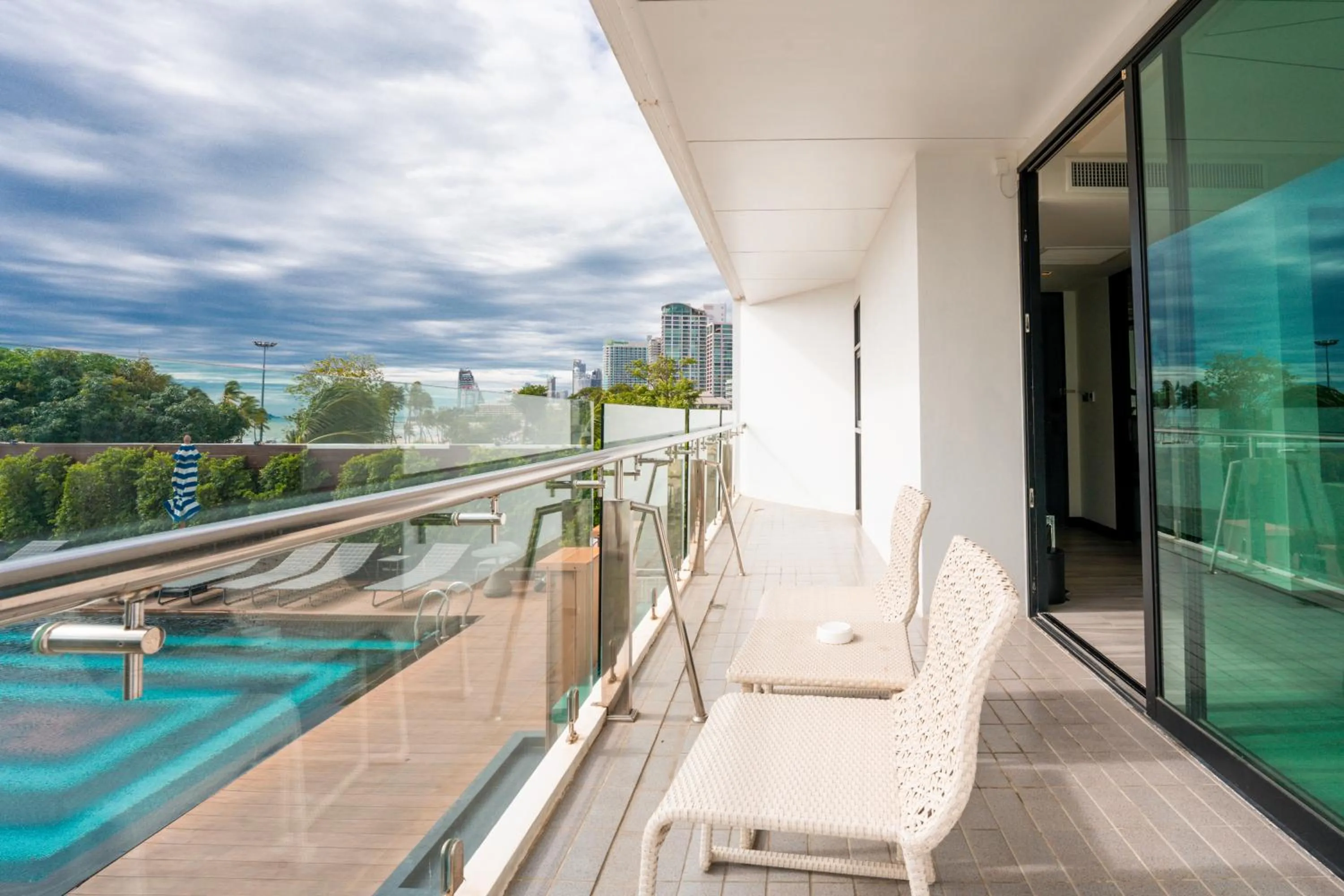 Balcony/Terrace in Mera Mare Pattaya