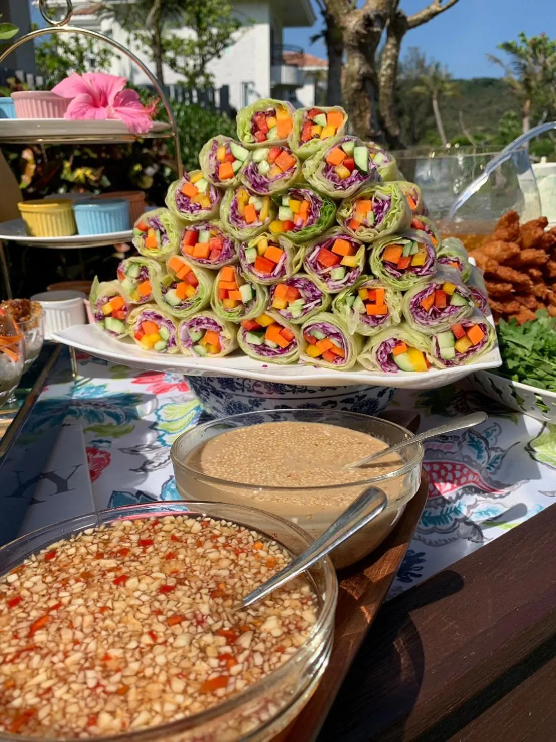 Food close-up in Kenting 4 Sisters Villa