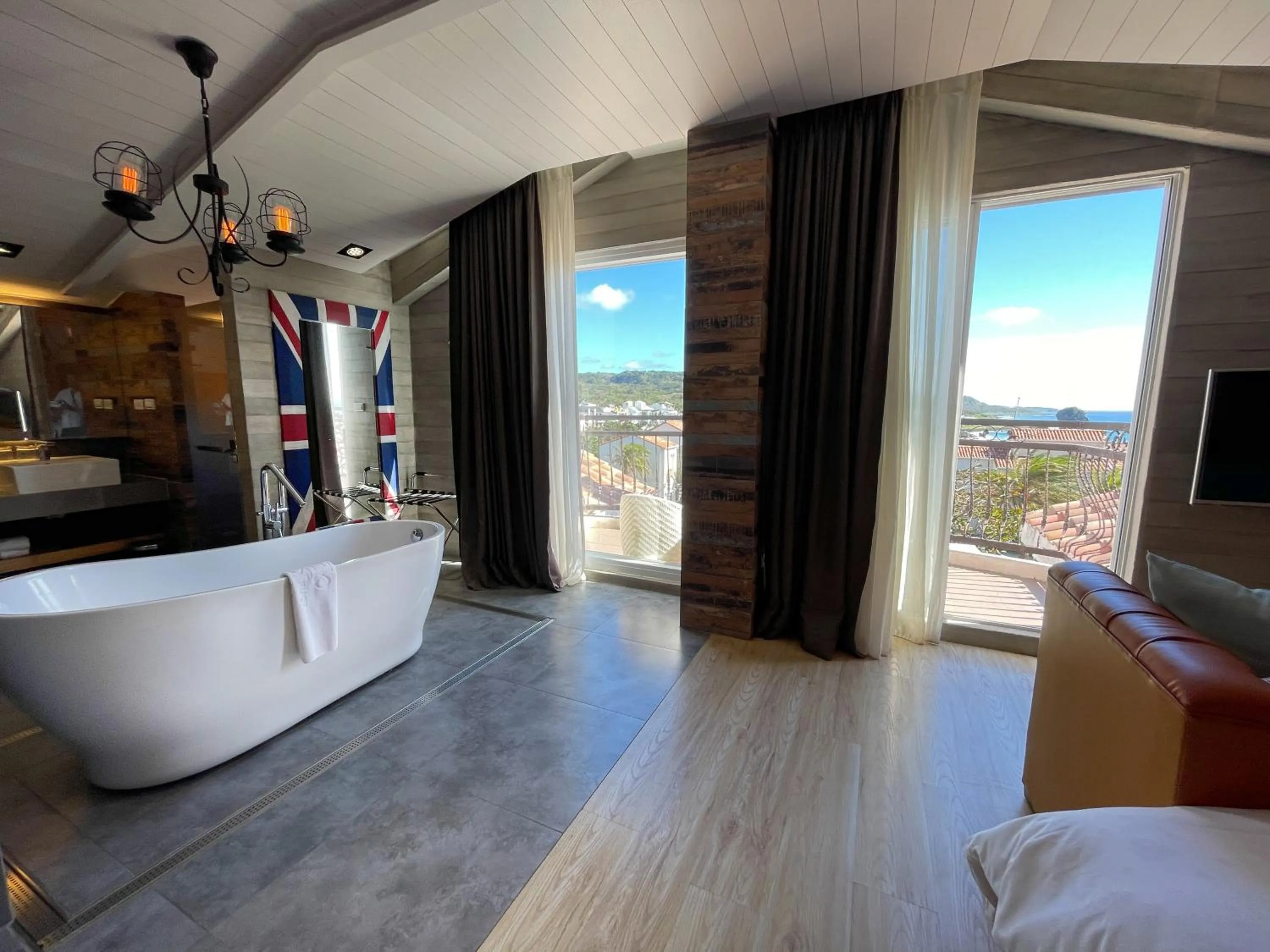 Sea view, Bed in Kenting 4 Sisters Villa