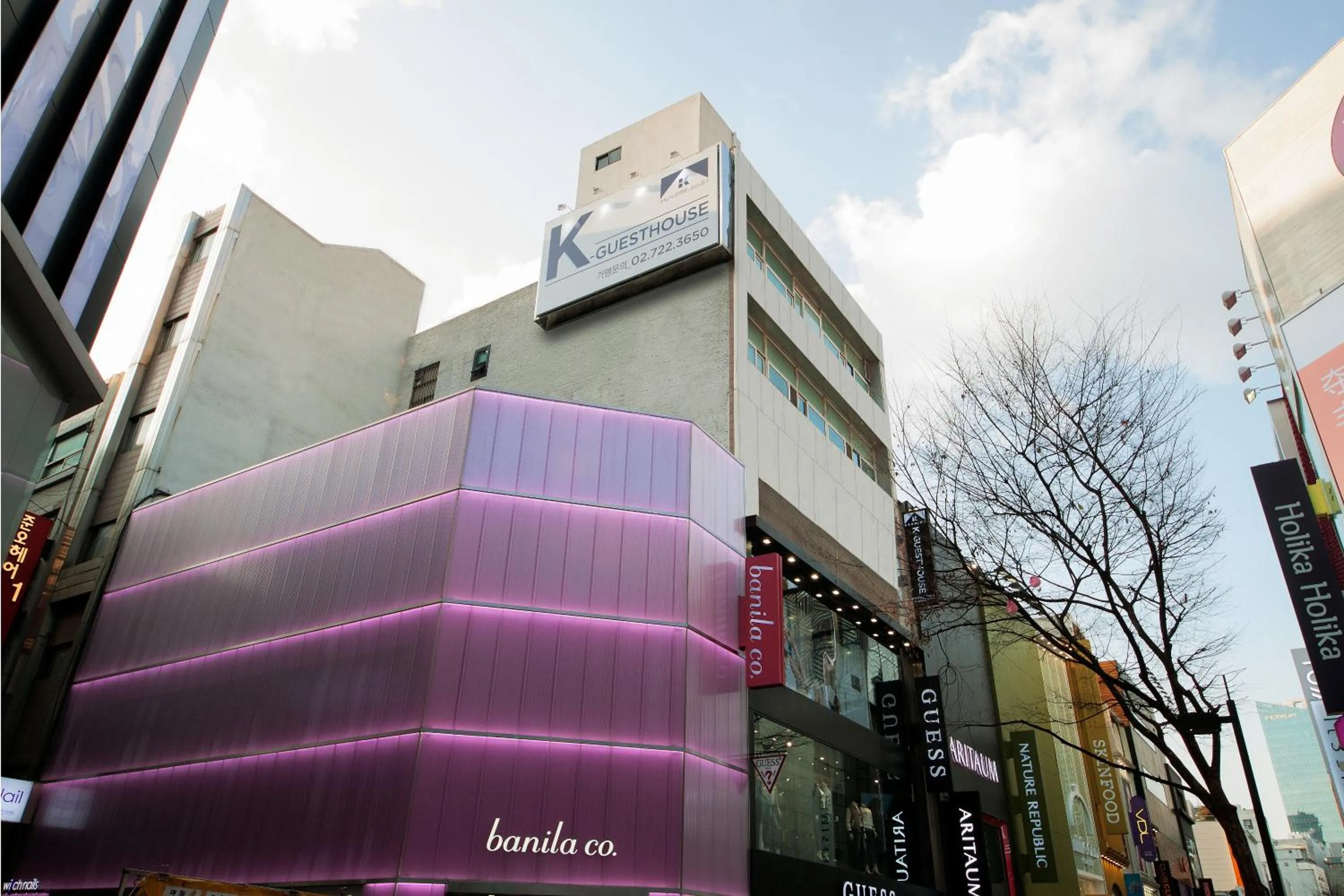 Facade/entrance in K-Grand Hotel Myeongdong