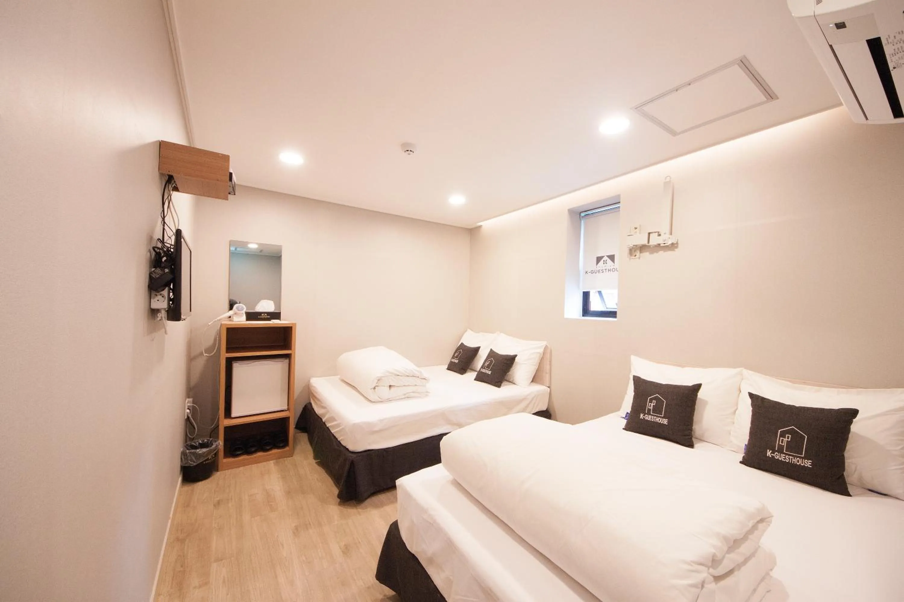 Bed in K-Grand Hotel Myeongdong