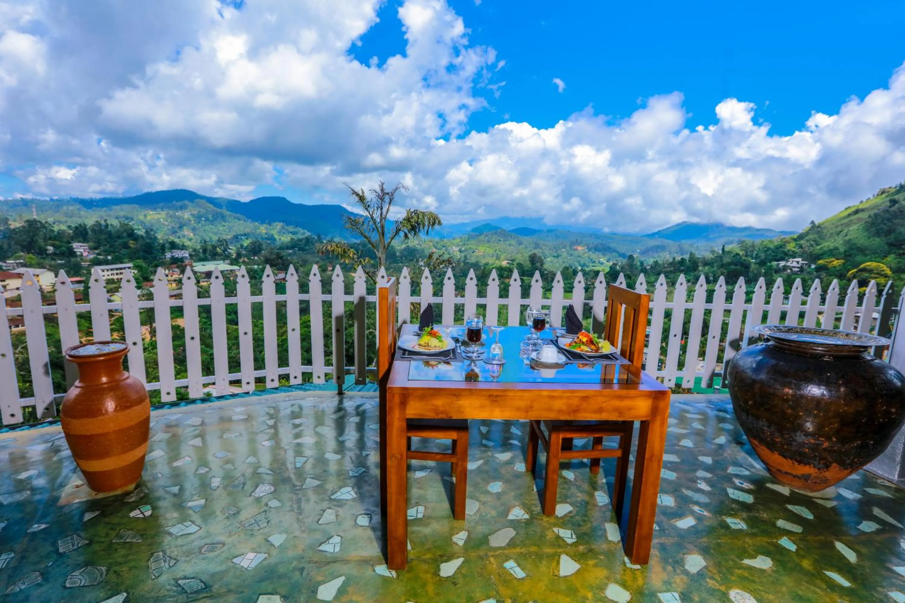 Seating area in Villa Perpetua