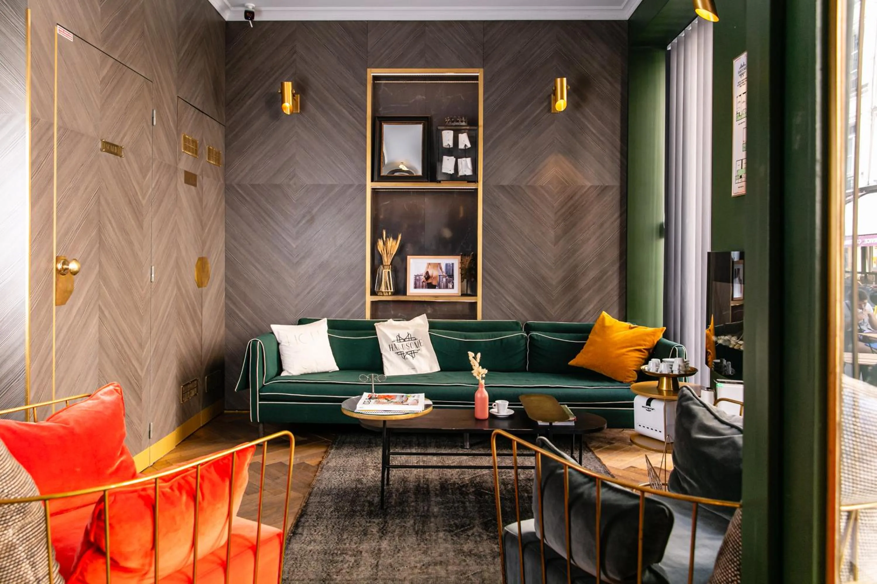 Lobby or reception in Handsome Hotel