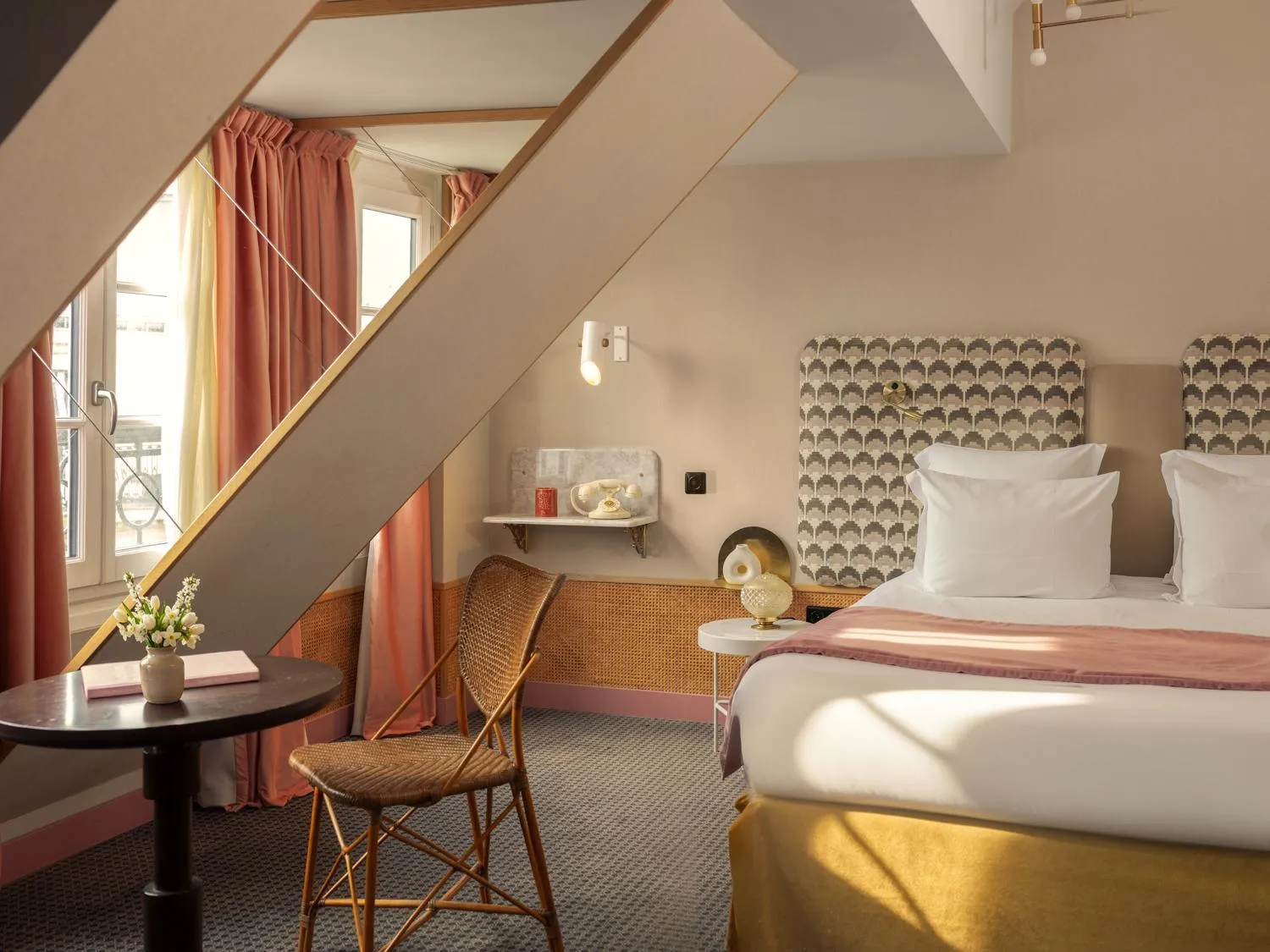 Bed in Handsome Hotel