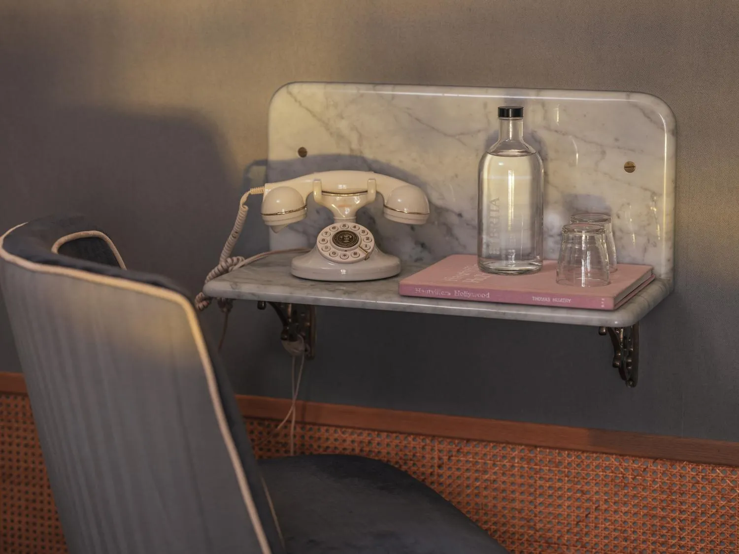 Seating area in Handsome Hotel