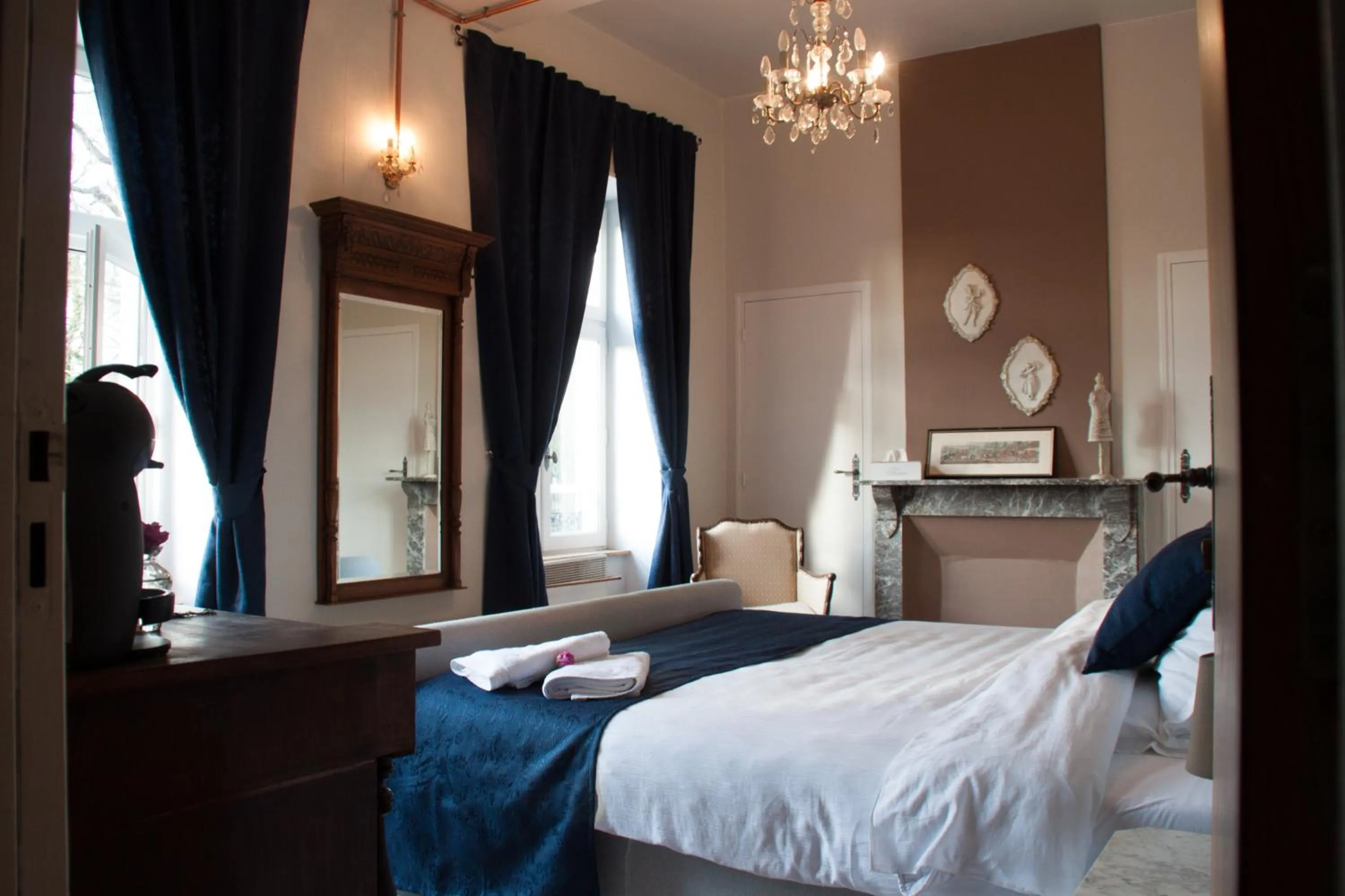 Bed in Château de l'Aviette