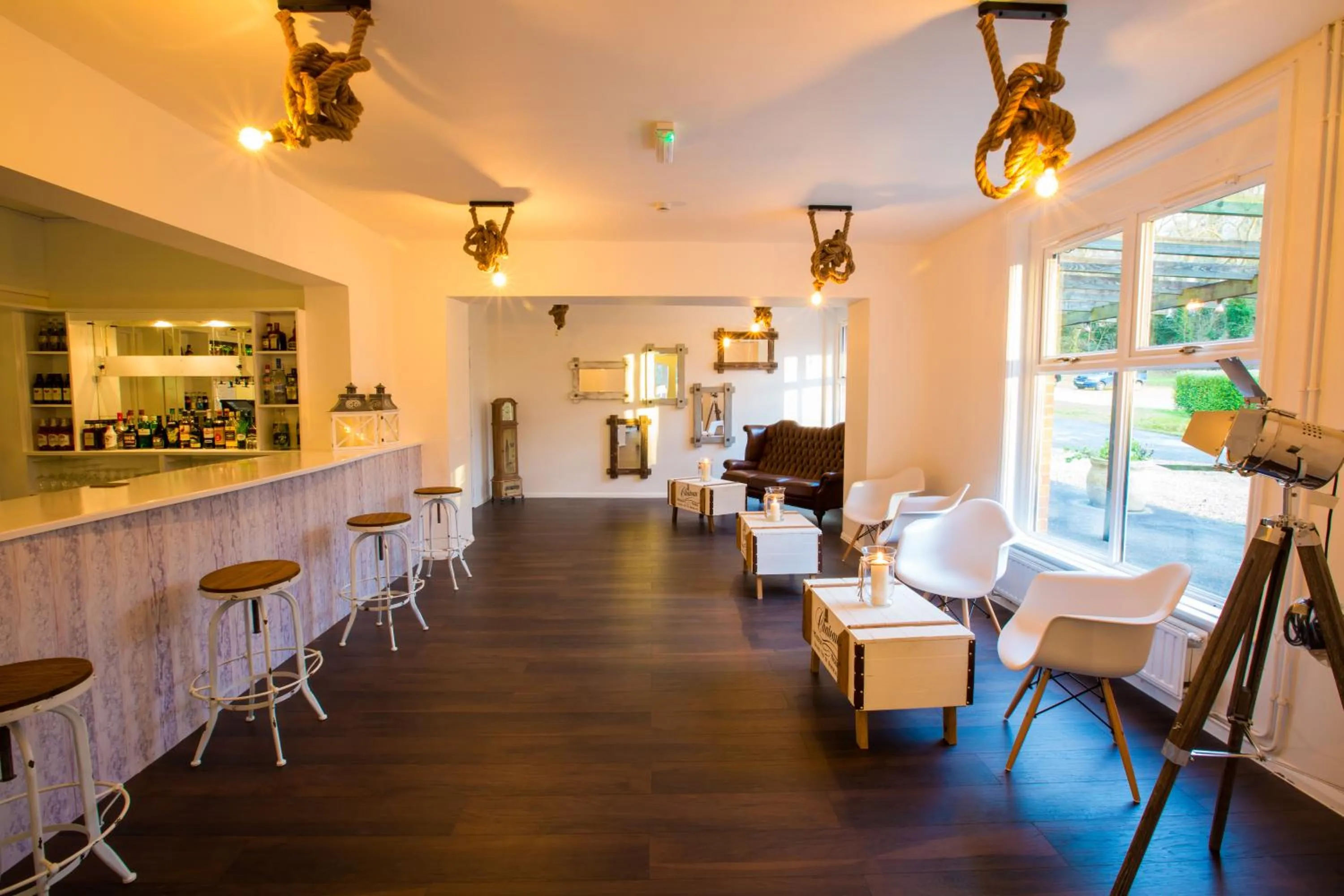 Day in Gray Manor Hotel