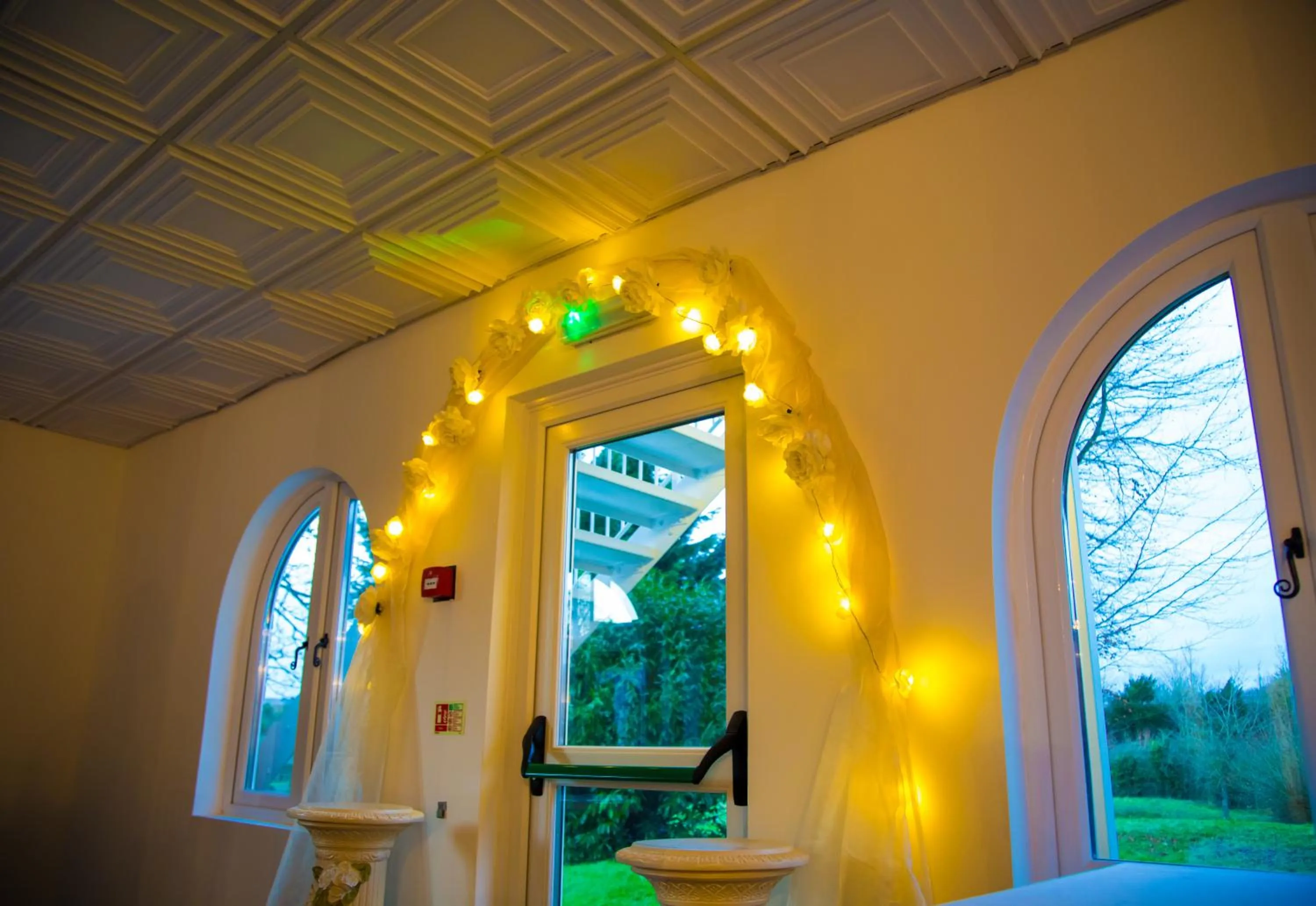 Day in Gray Manor Hotel