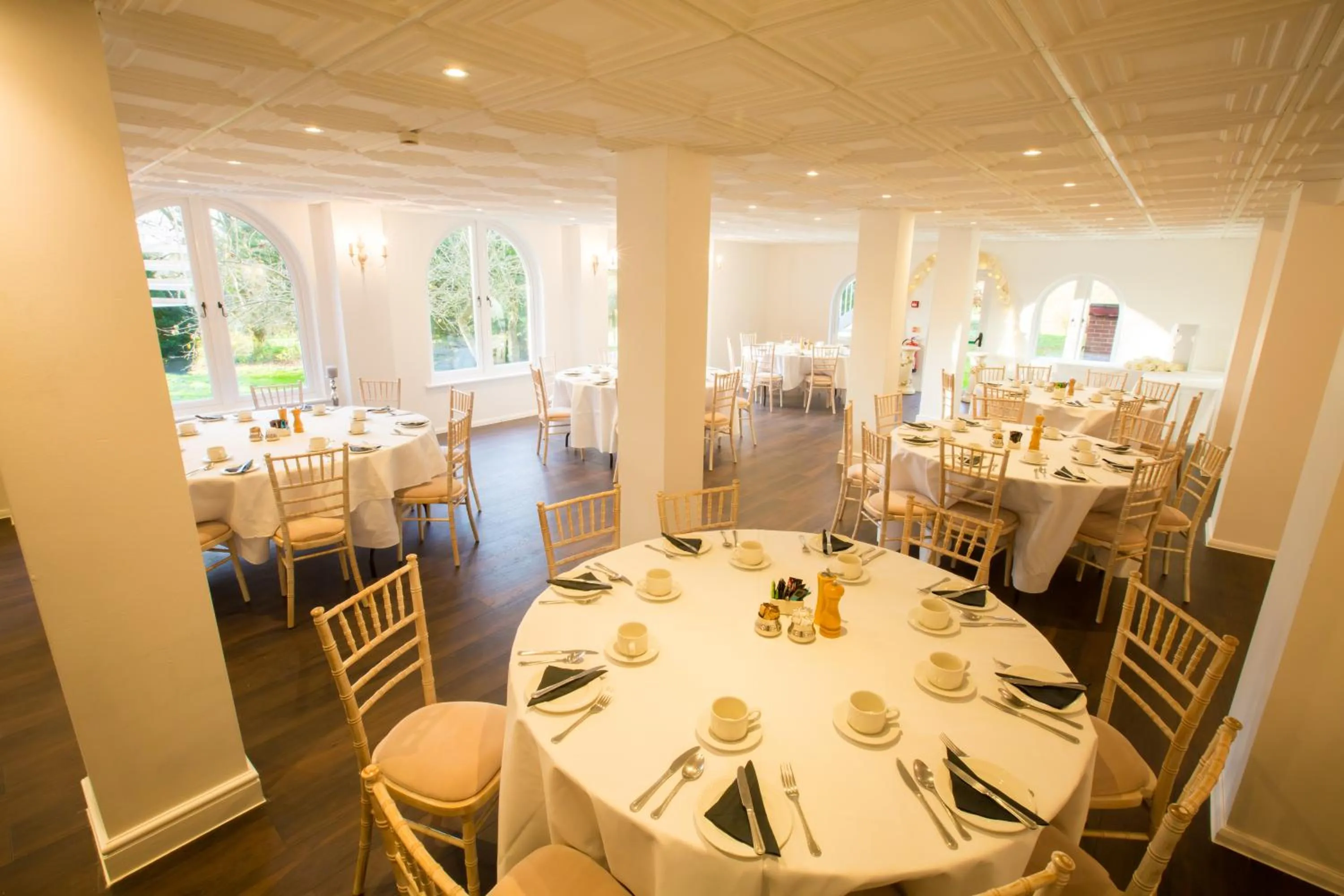 Day in Gray Manor Hotel