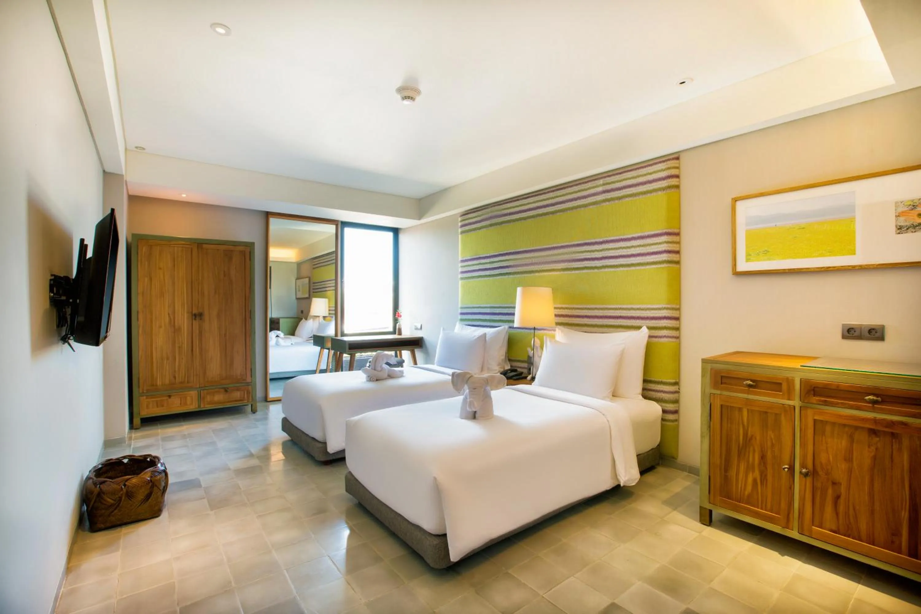 Bedroom, Bed in Tijili Hotel Seminyak