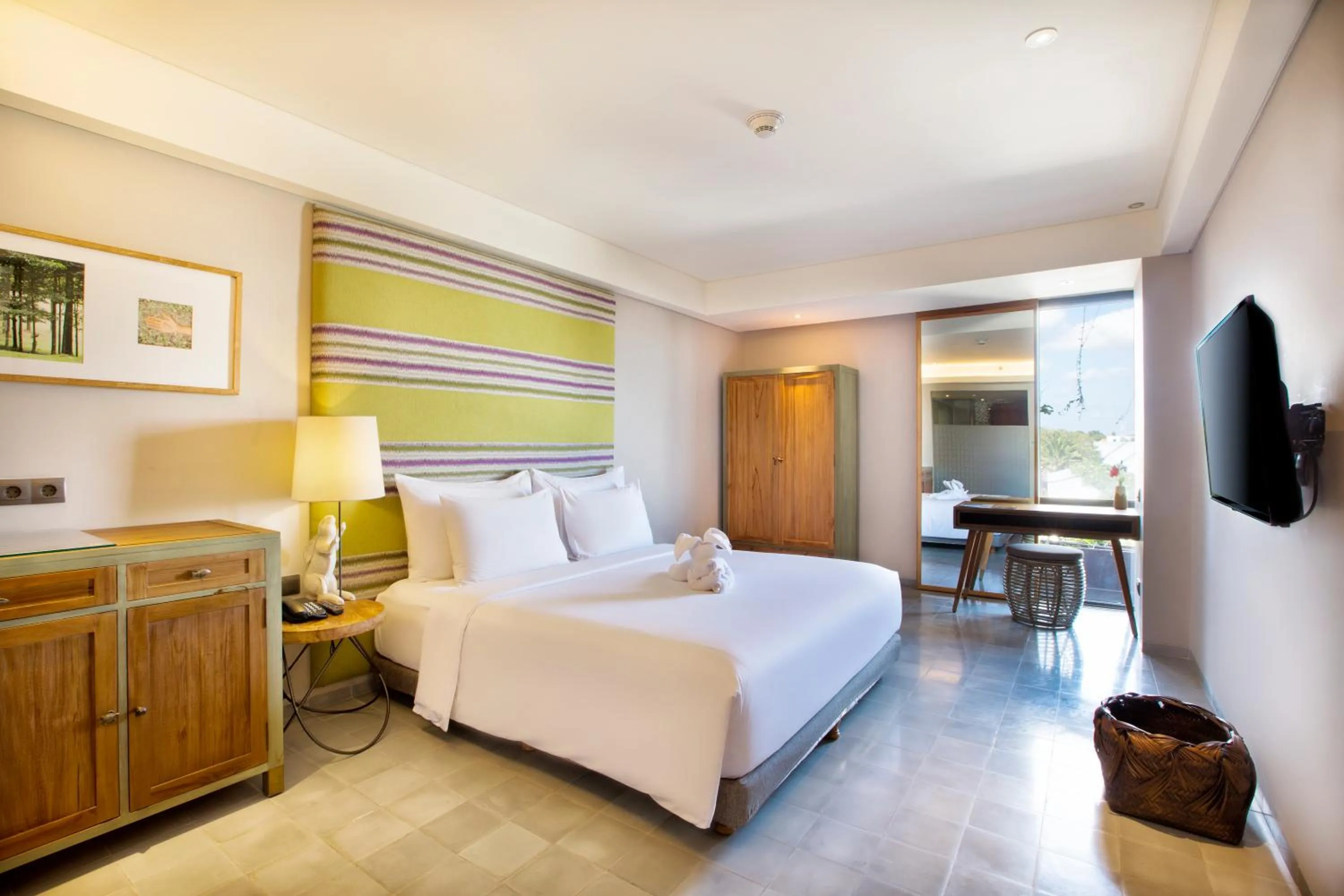 Bedroom, Bed in Tijili Hotel Seminyak