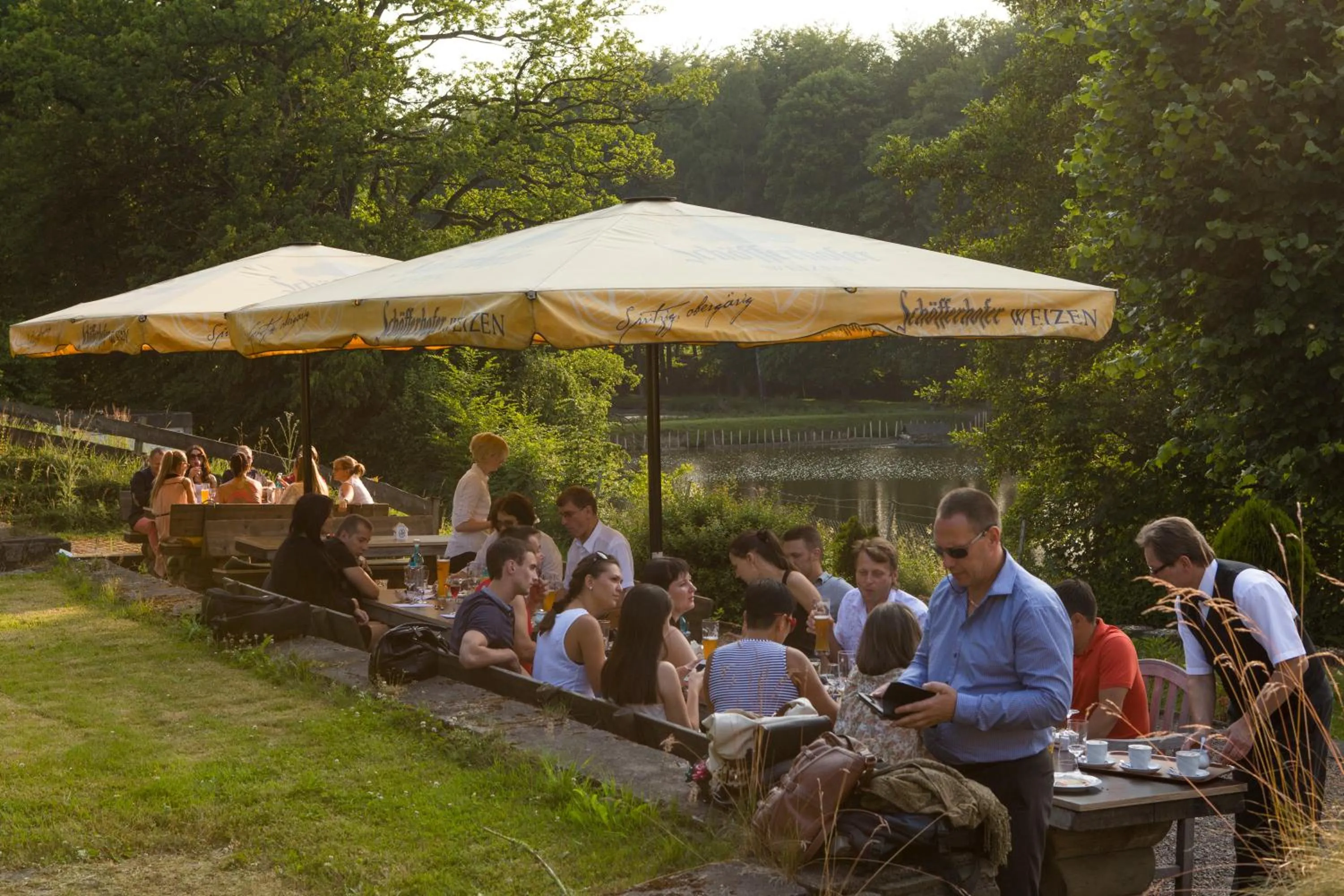 Garden in Landgasthof Tönnes