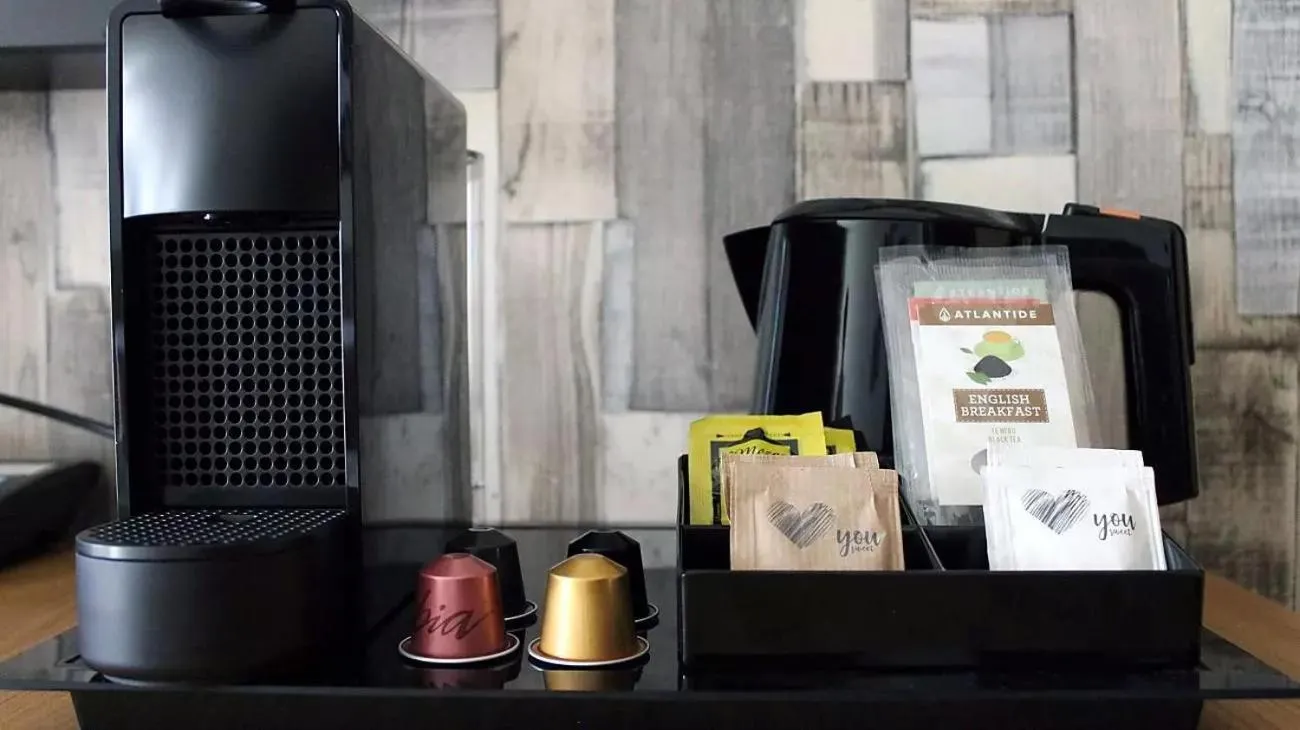 Coffee/tea facilities in Mjus Resort & Thermal Park