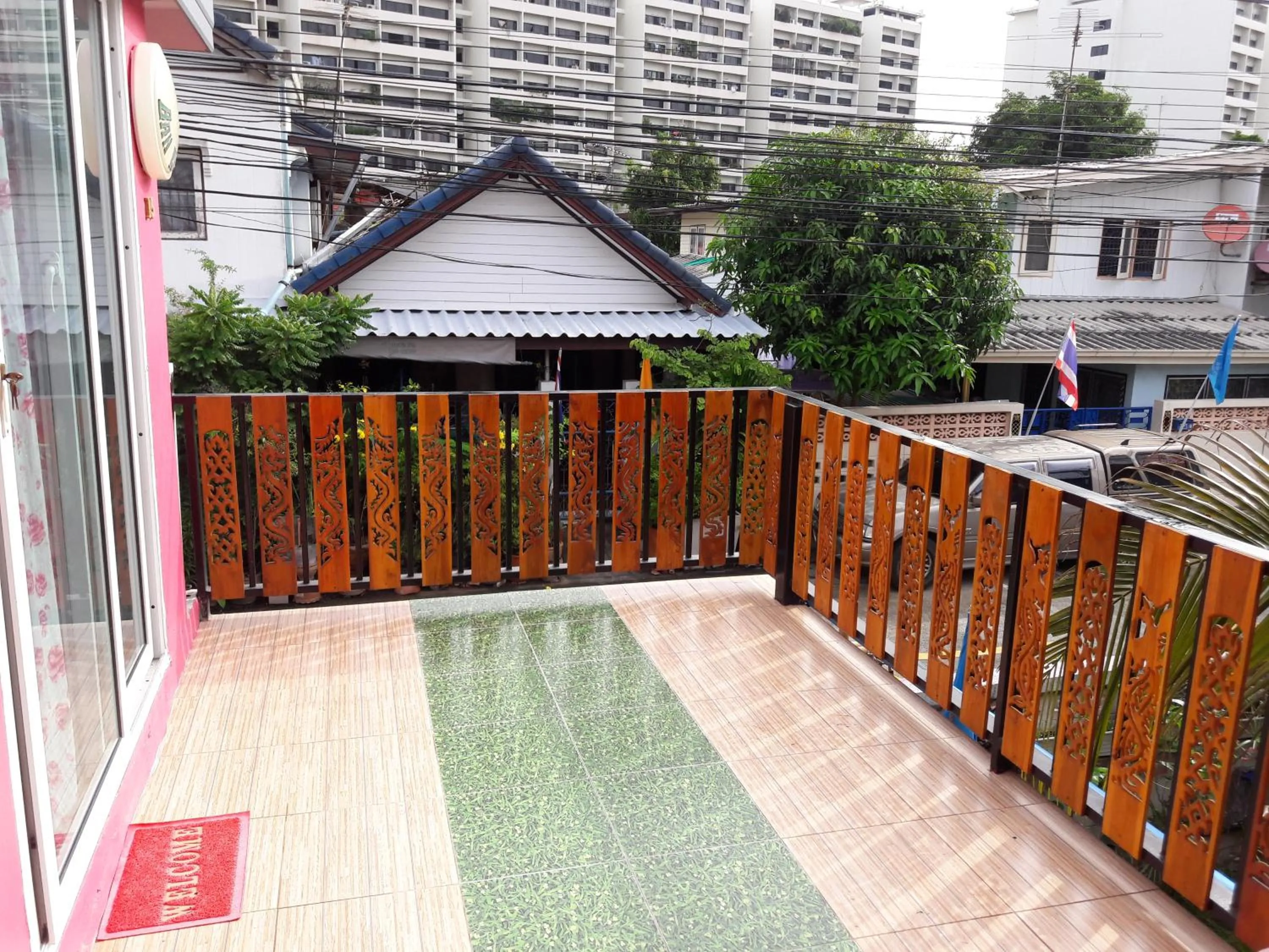 Balcony/Terrace in Ban Kru Ae HomeHostel