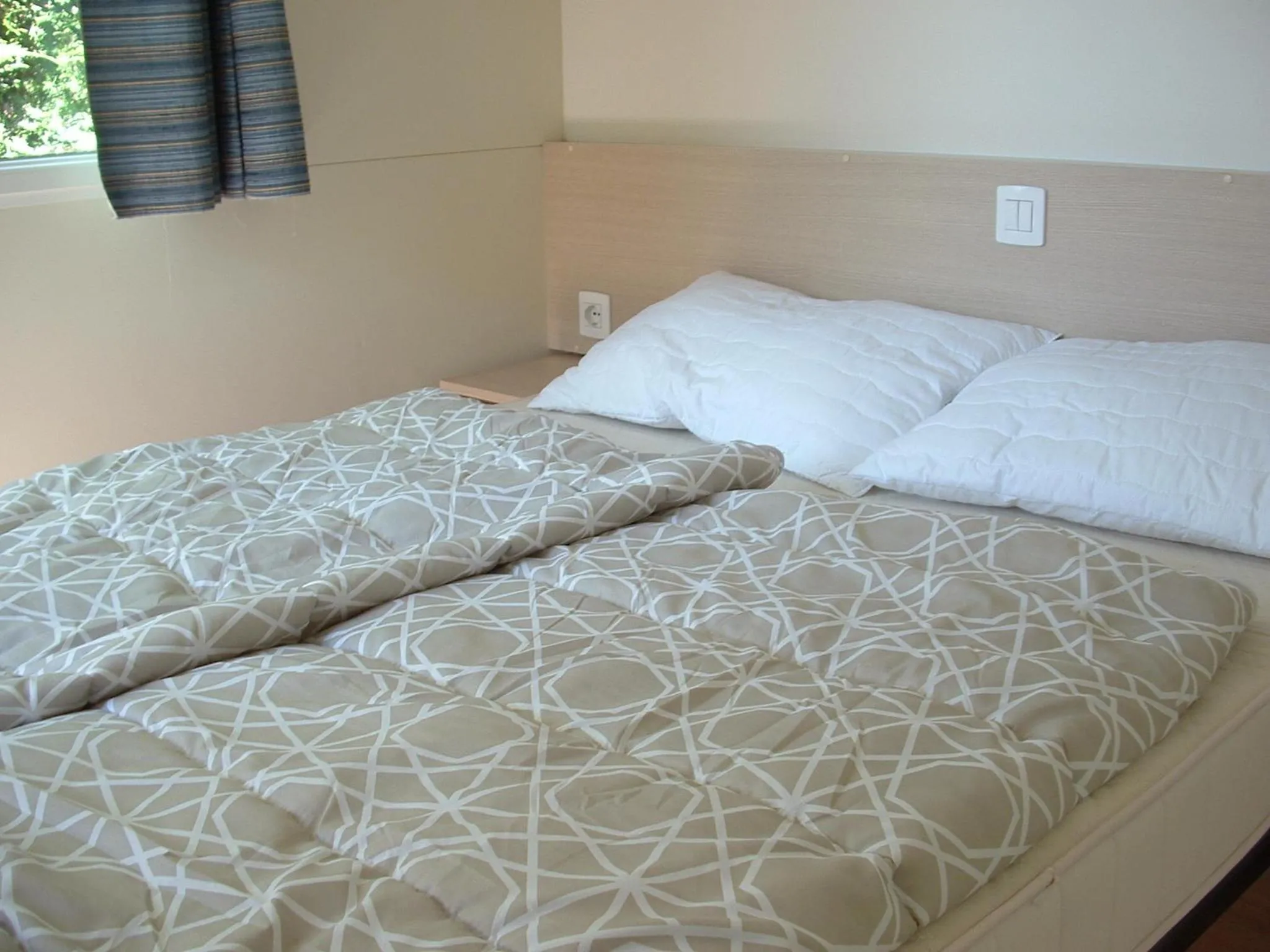 Bed in Mobilhome Angel