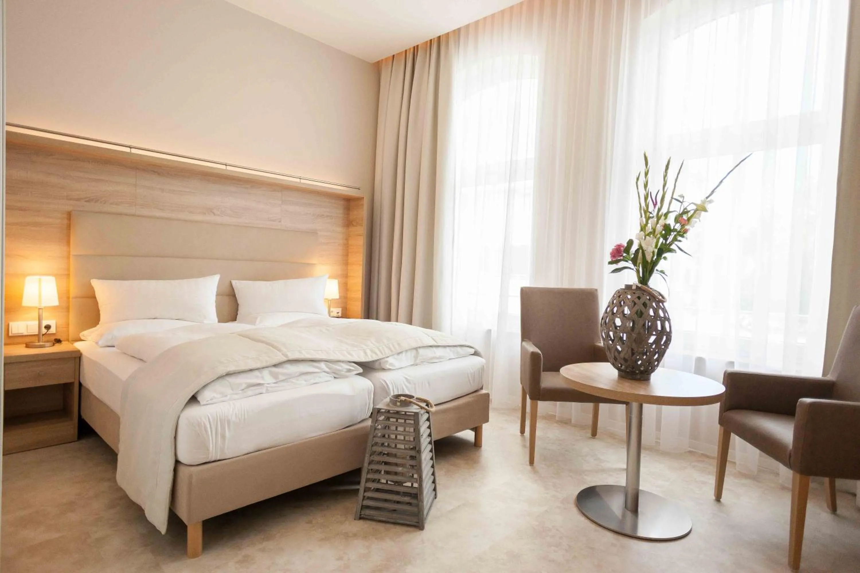 Bed in Ostseehotel Warnemünde