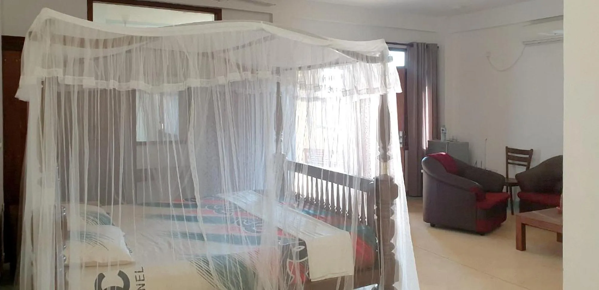 Bed in Hotel Coconut Bar Sea Lodge