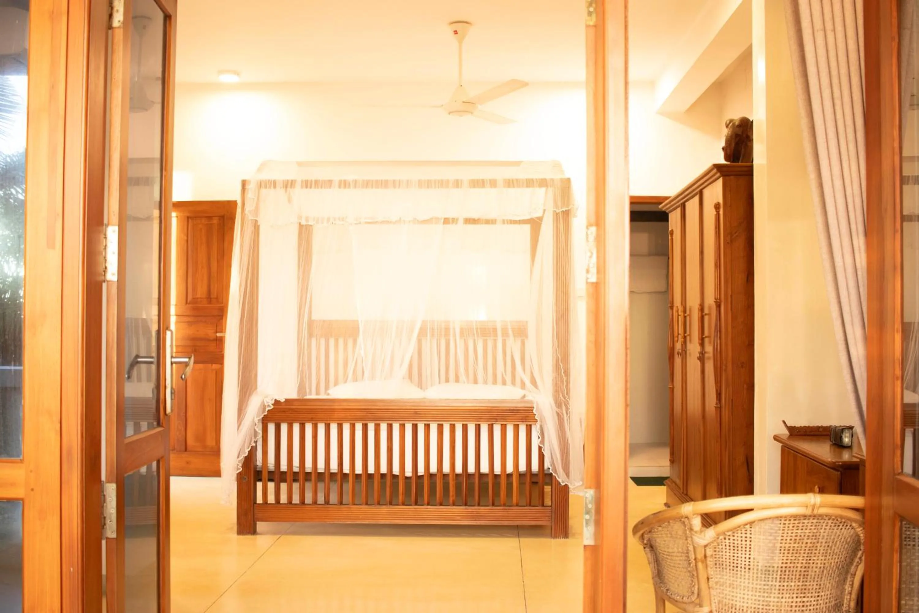 Bed in Hotel Coconut Bar Sea Lodge