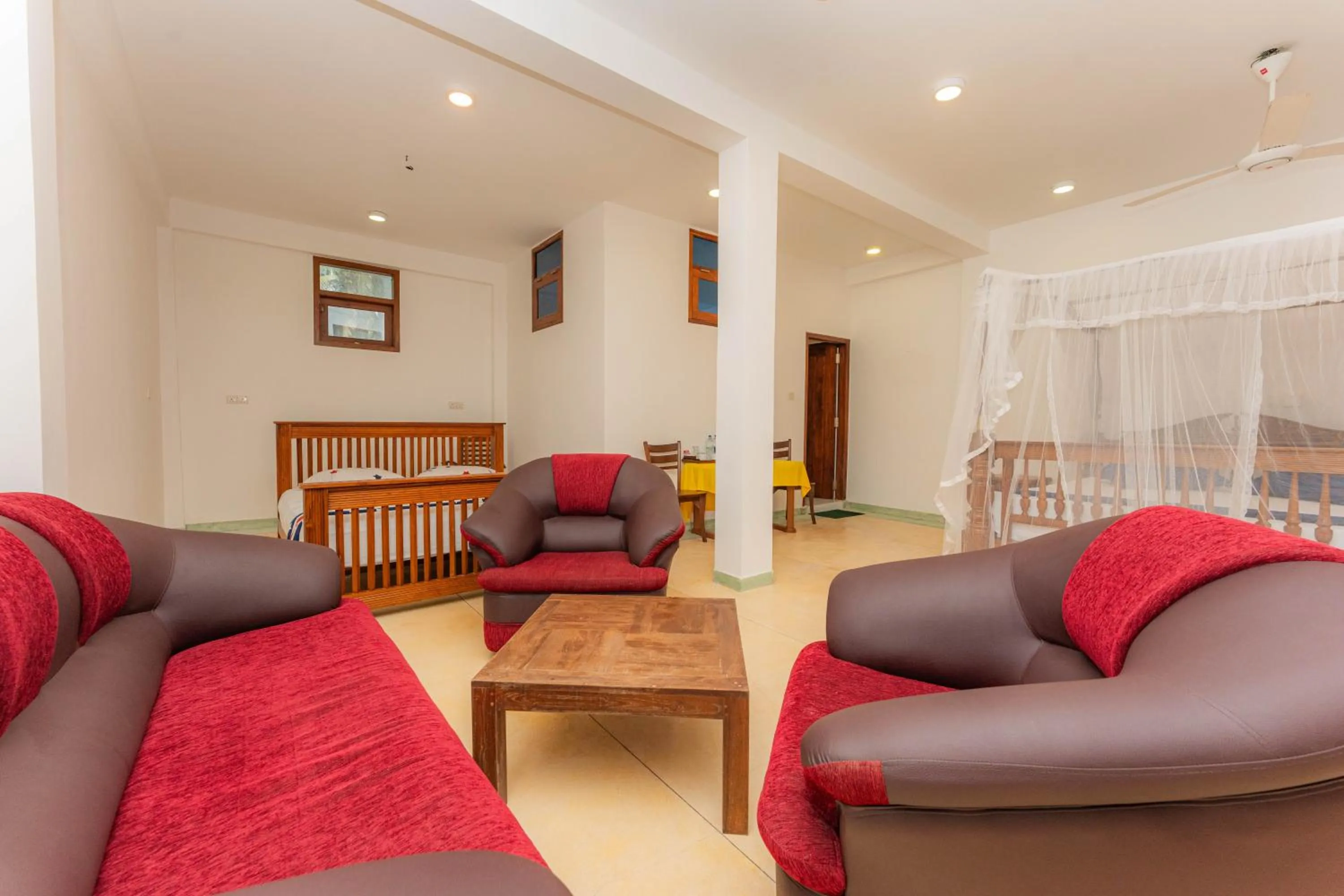 Bed in Hotel Coconut Bar Sea Lodge