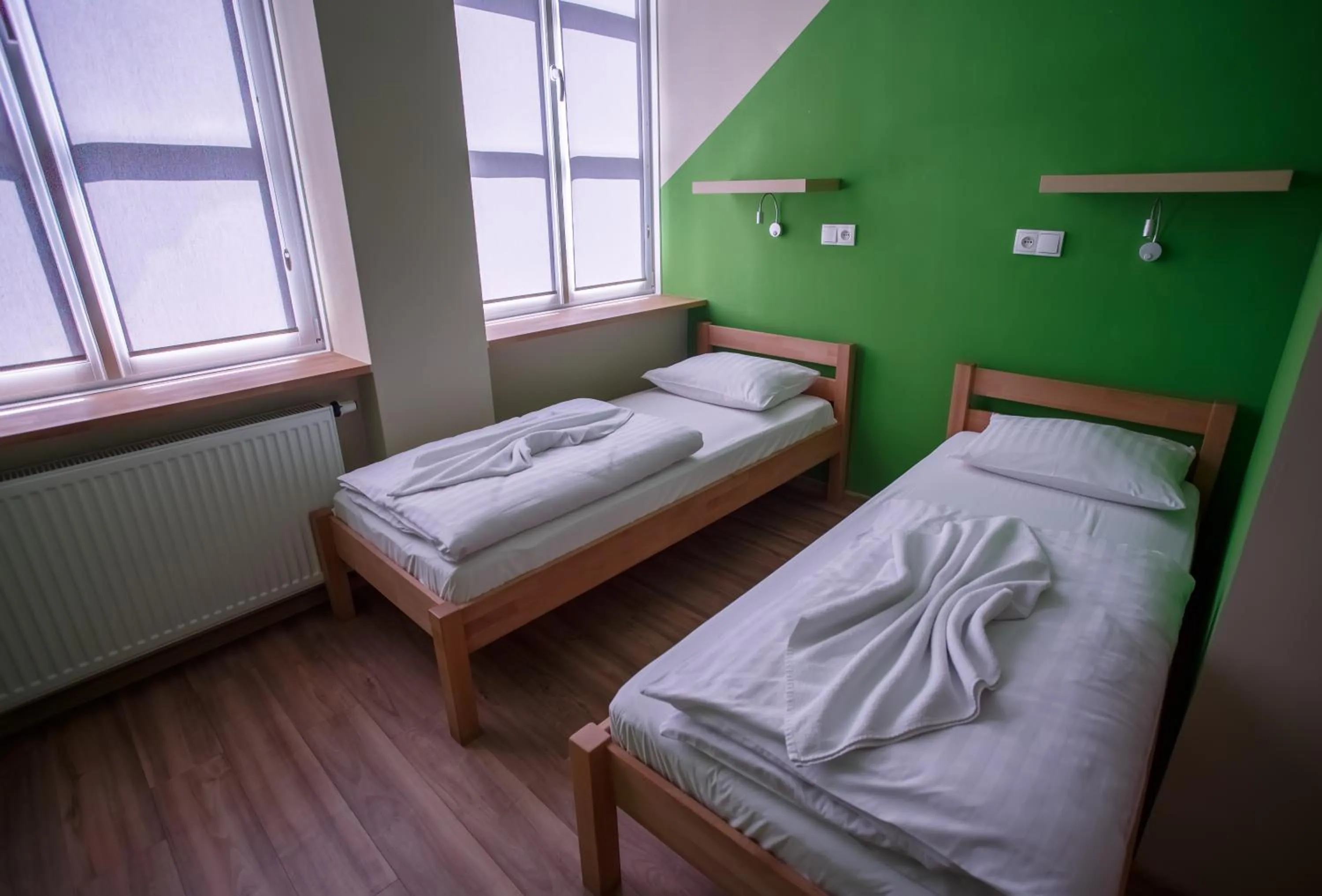 Bedroom, Bed in Safestay Warsaw Old Town