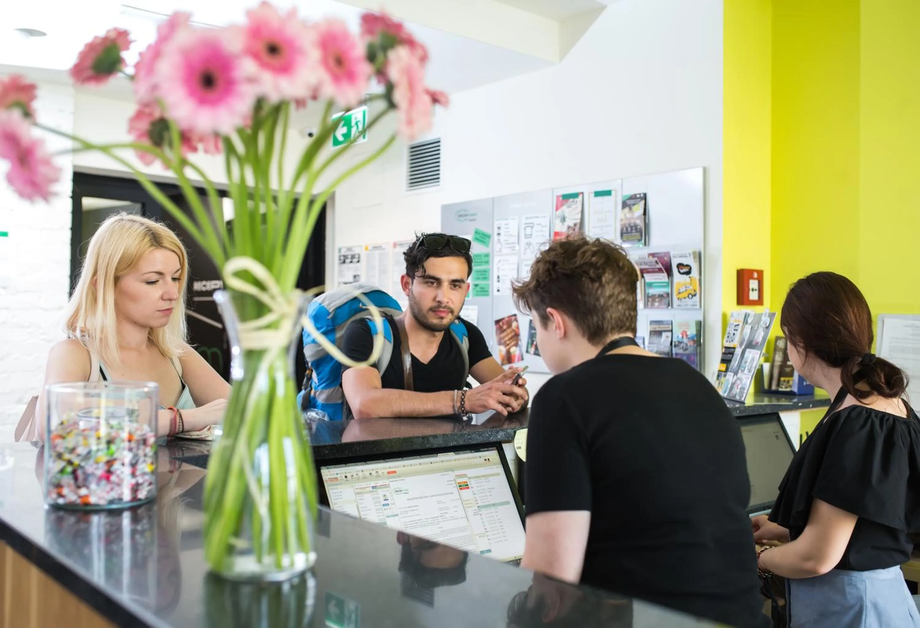 Lobby or reception in Safestay Warsaw Old Town