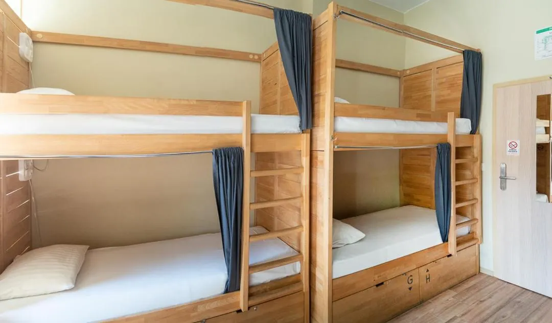 bunk bed, Bed in Safestay Warsaw Old Town