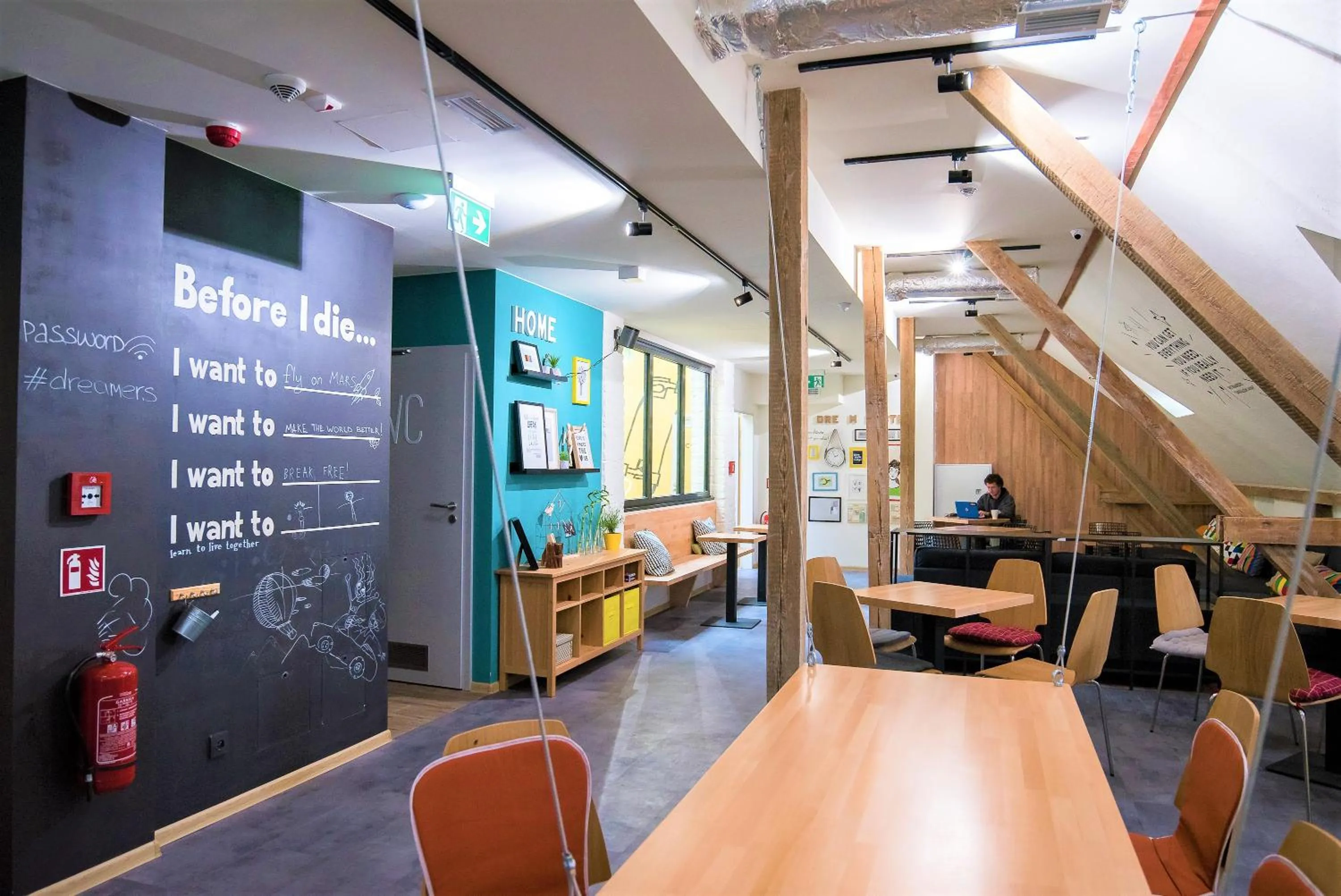 Property building in Safestay Warsaw Old Town