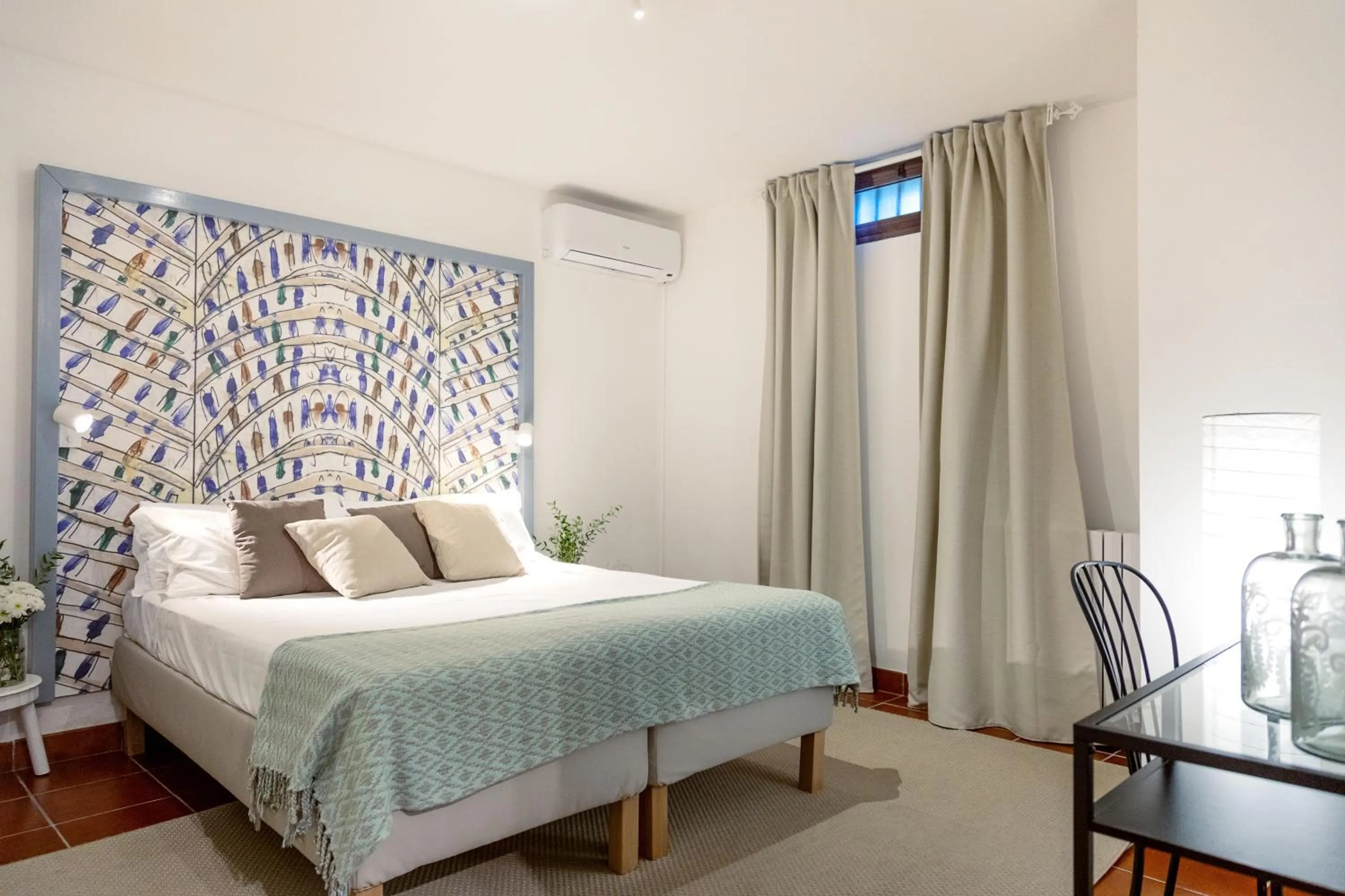 Patio, Bed in B&B Canneto Beach