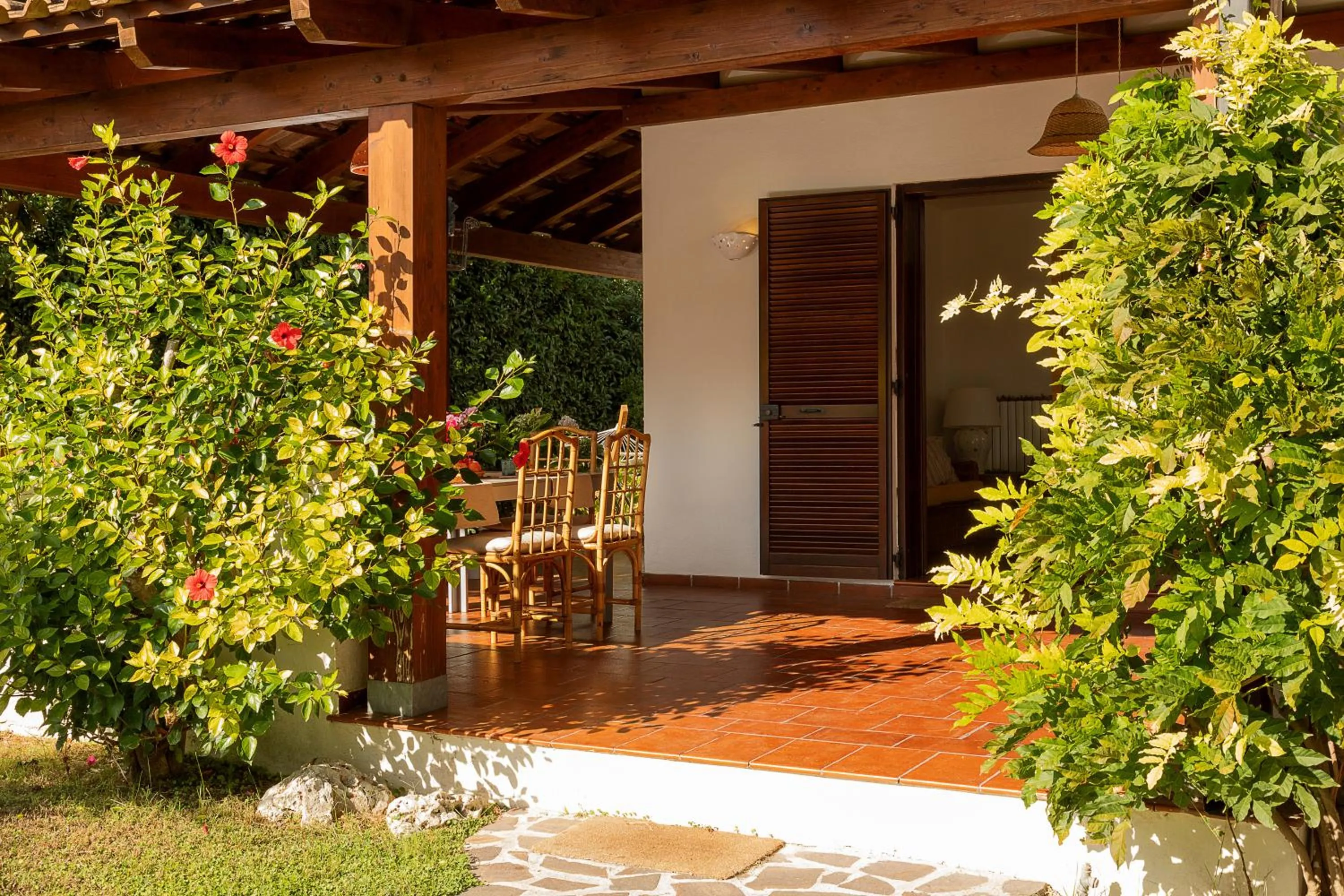 Patio in B&B Canneto Beach