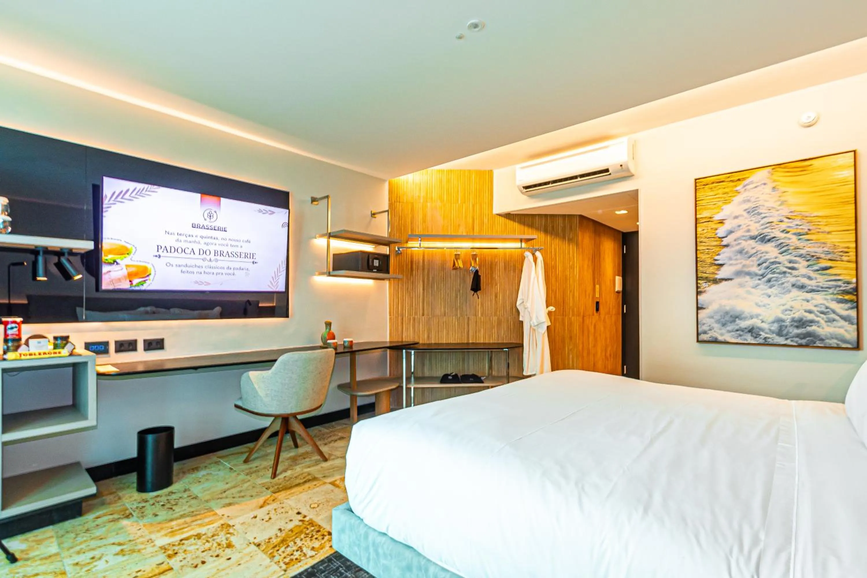 Bed in Hotel Atlante Plaza