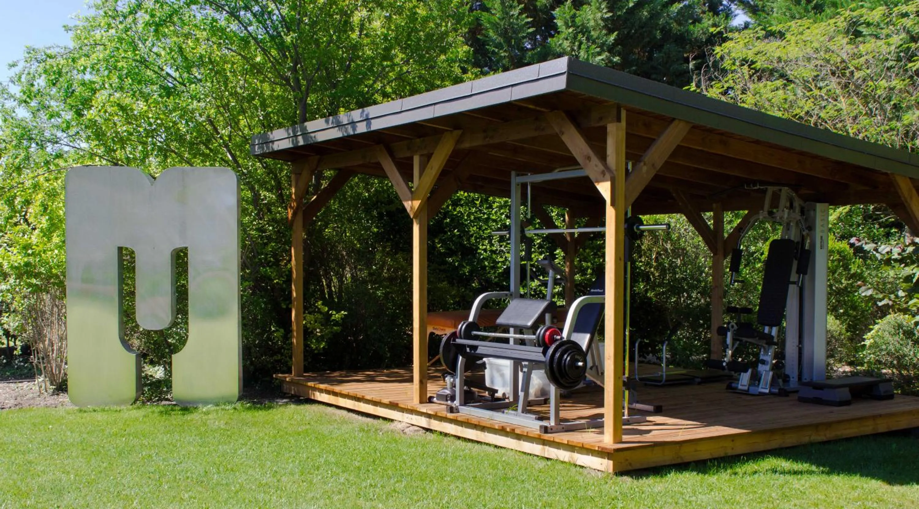 Fitness centre/facilities in Les Carmes and spa